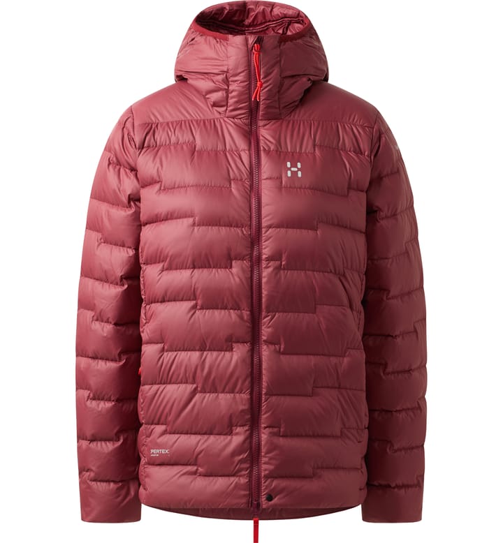 ROC Flash Down Hood Women Carmine Red ROC Flash Down Hood Women Carmine Red