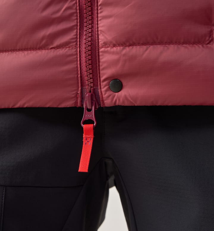 ROC Flash Down Hood Women Carmine Red ROC Flash Down Hood Women Carmine Red