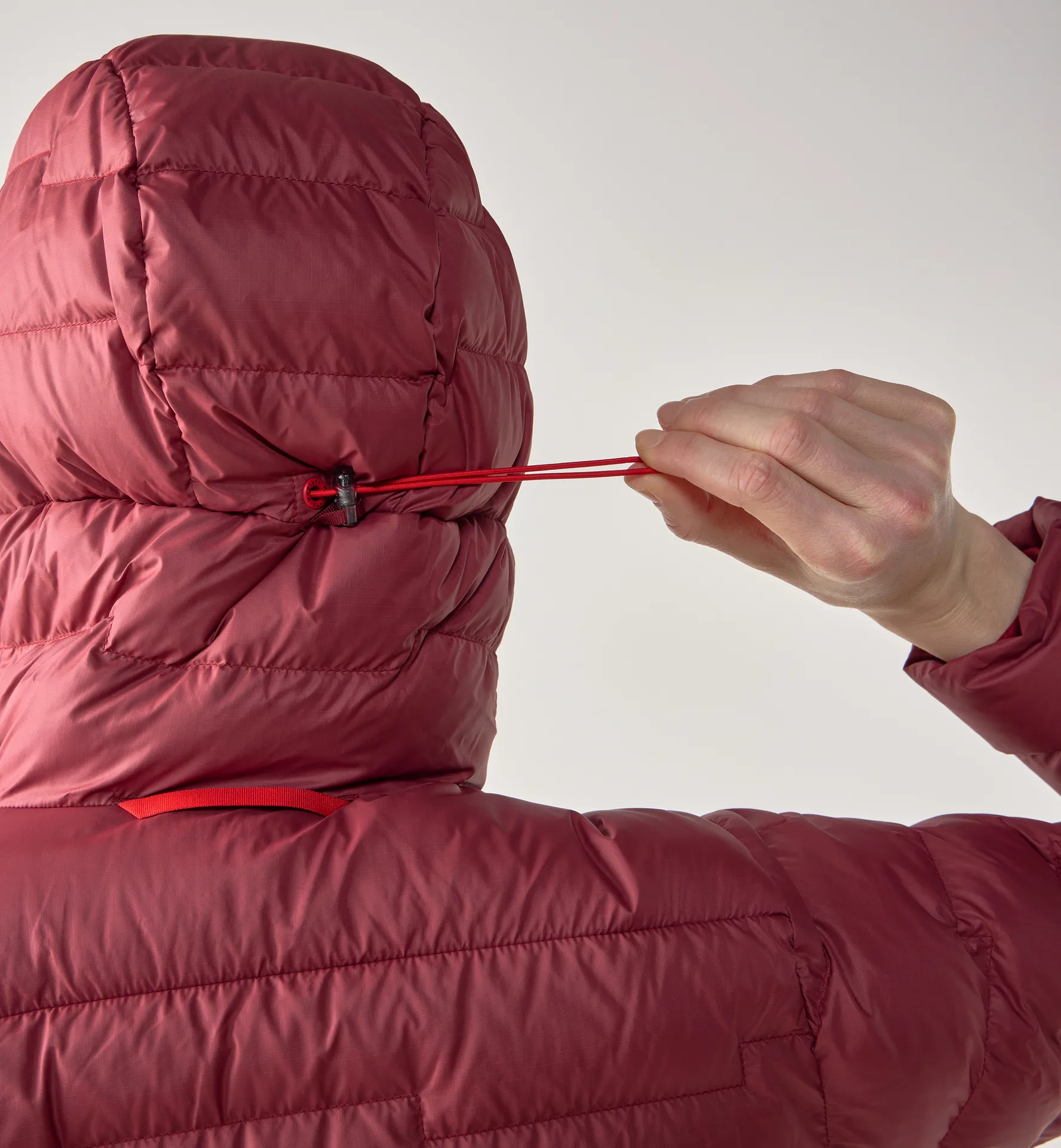 ROC Flash Down Hood Women Carmine Red