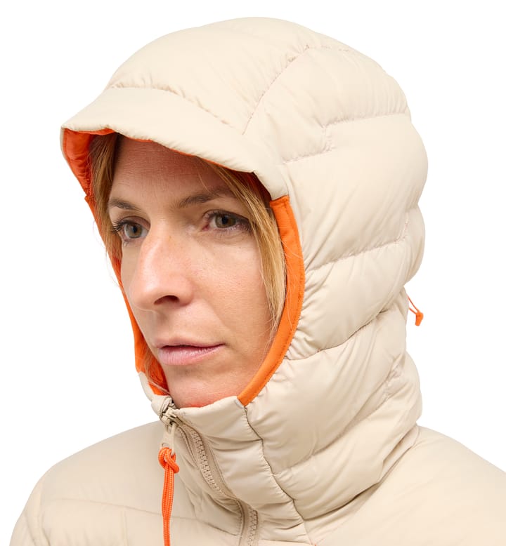 ROC Flash Down Hood Women Chalk Beige ROC Flash Down Hood Women Chalk Beige