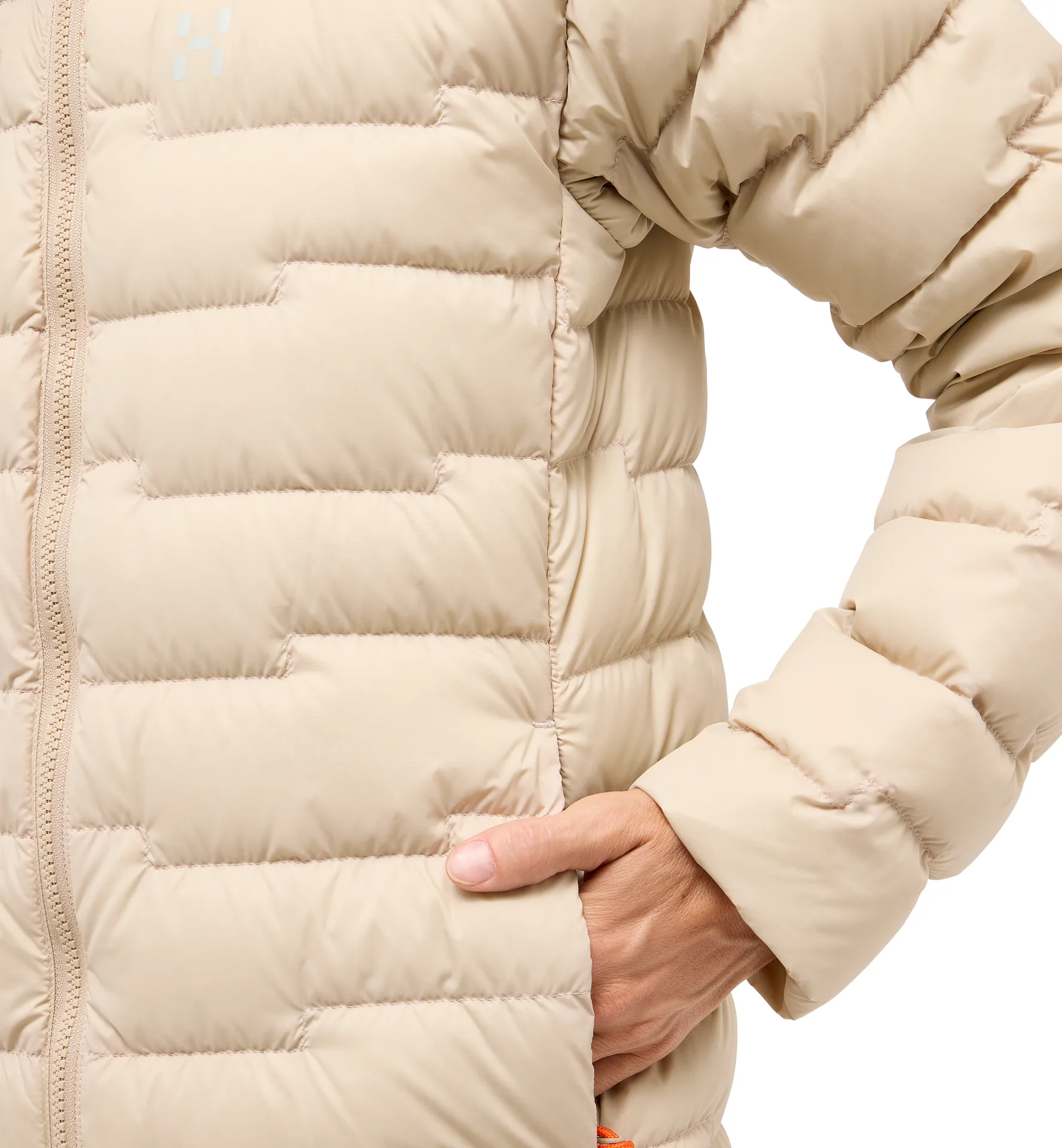 ROC Flash Down Hood Women Chalk Beige