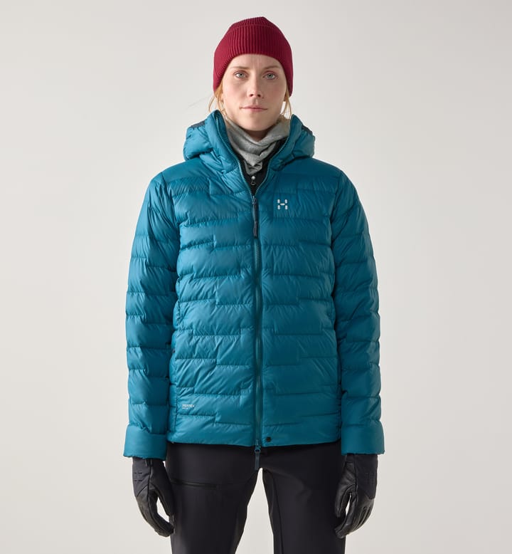 ROC Flash Down Hood Women Deep Teal ROC Flash Down Hood Women Deep Teal