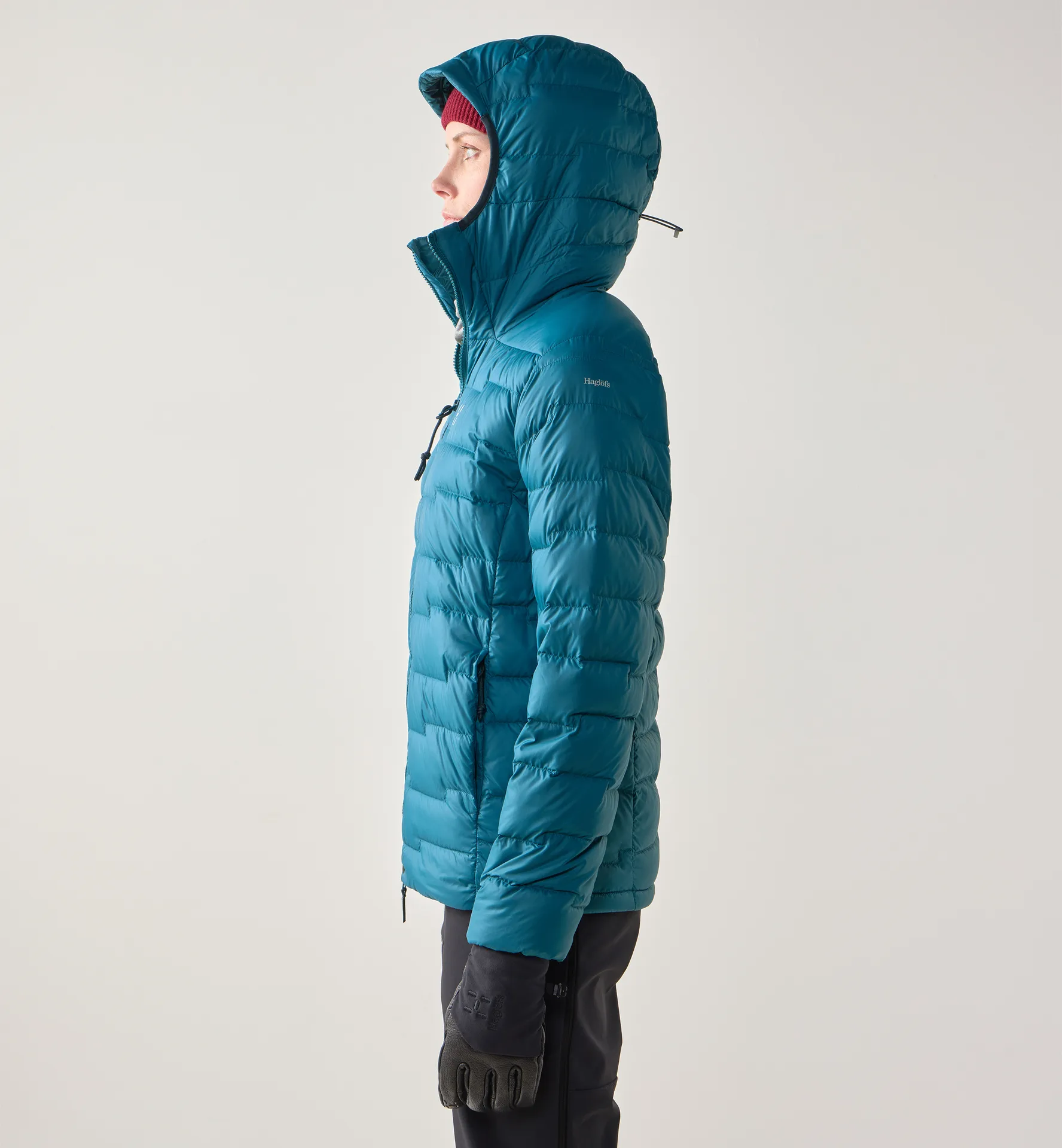 ROC Flash Down Hood Women Deep Teal