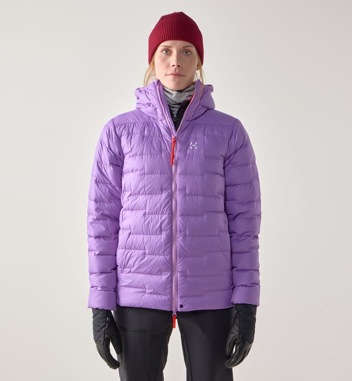 ROC Flash Down Hood Women Purple Ice/Tech Red