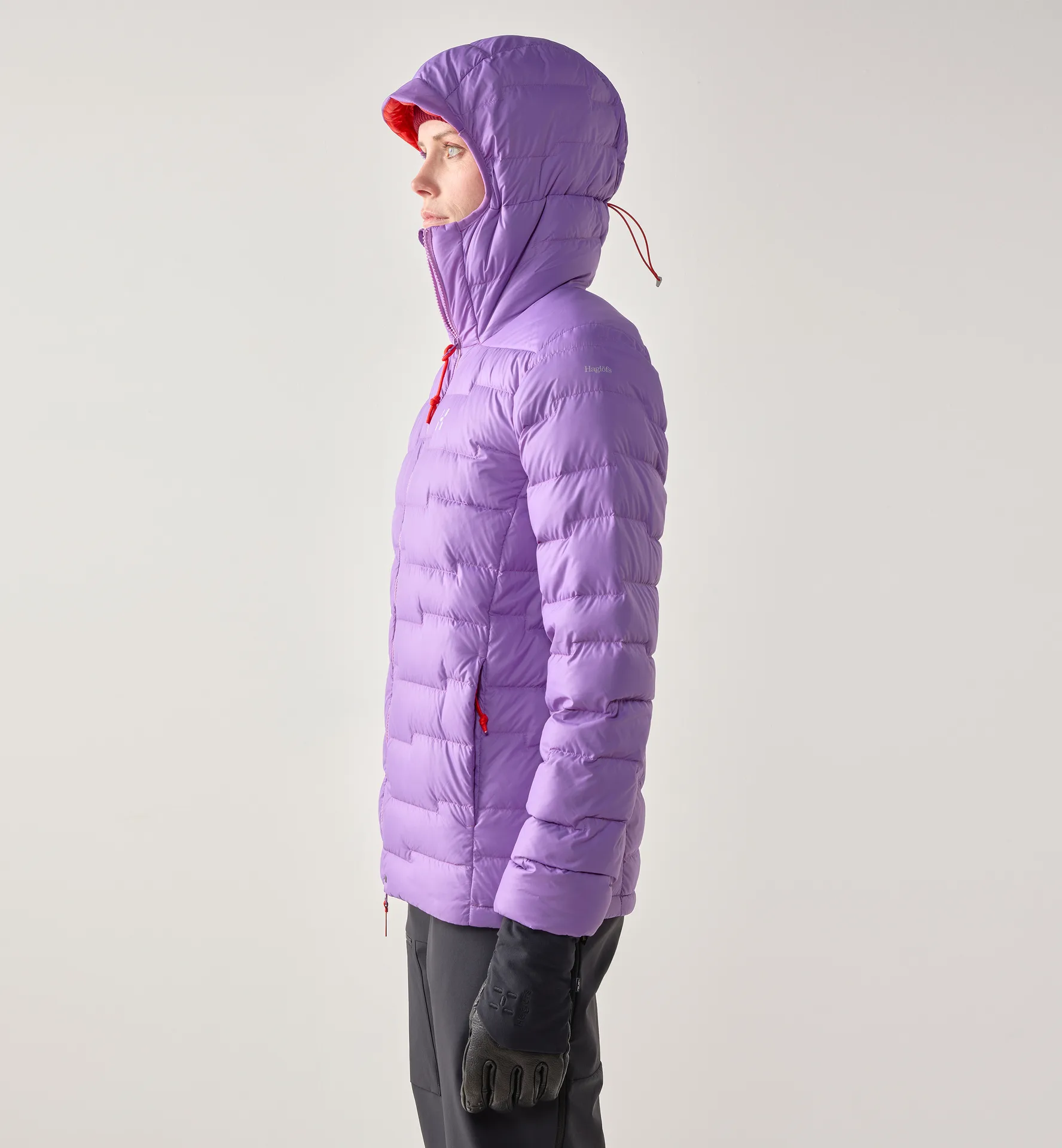 ROC Flash Down Hood Women Purple Ice/Tech Red