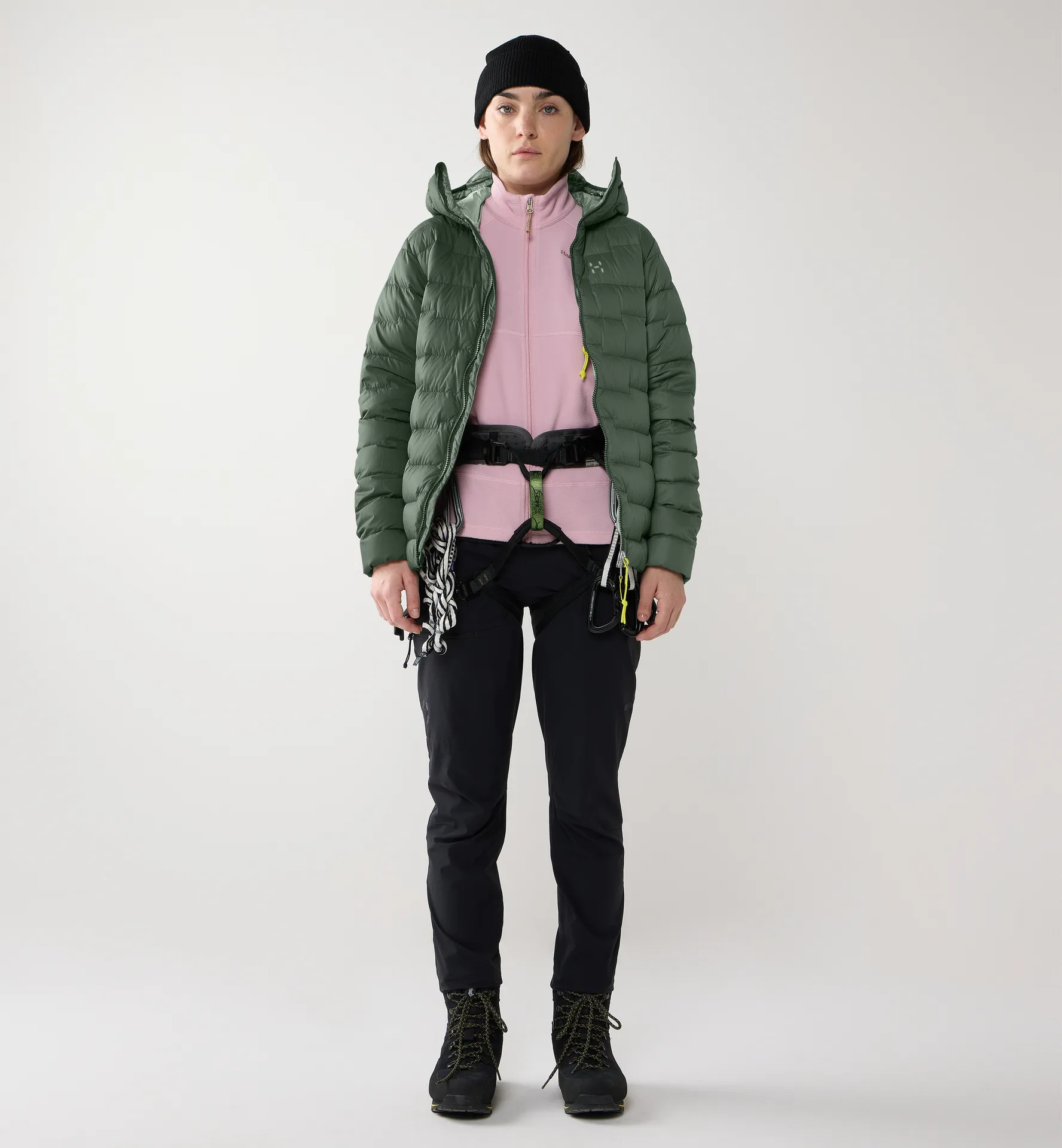 ROC Flash Down Hood Women Chlorophyll Green