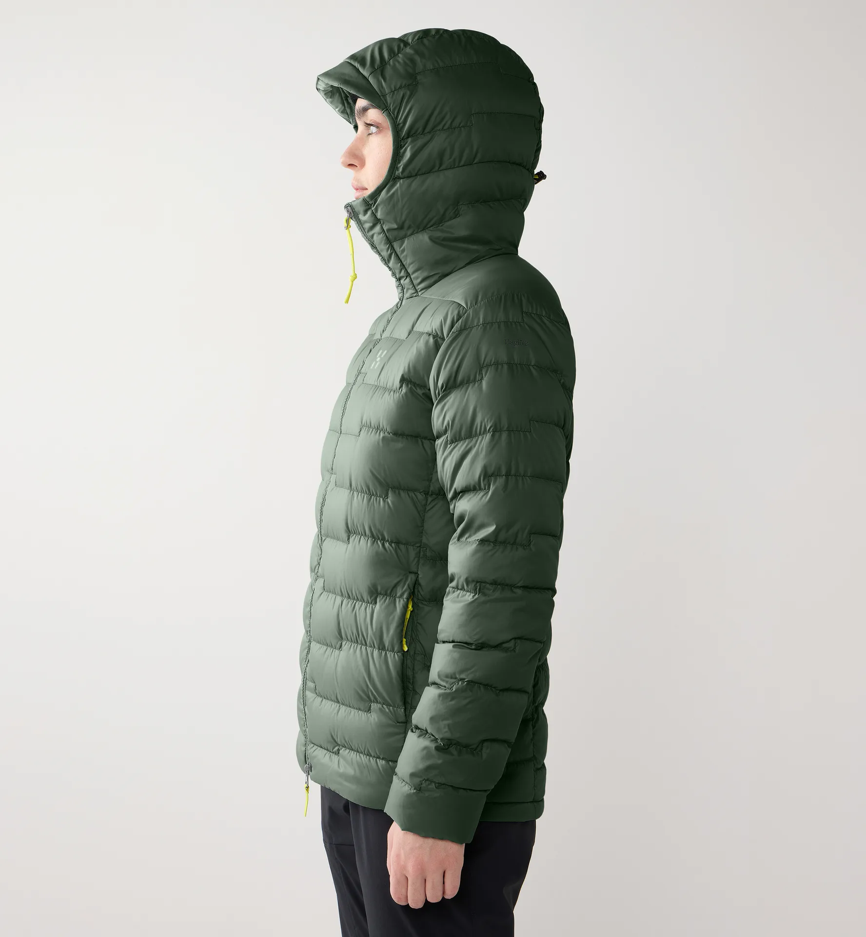 ROC Flash Down Hood Women Chlorophyll Green
