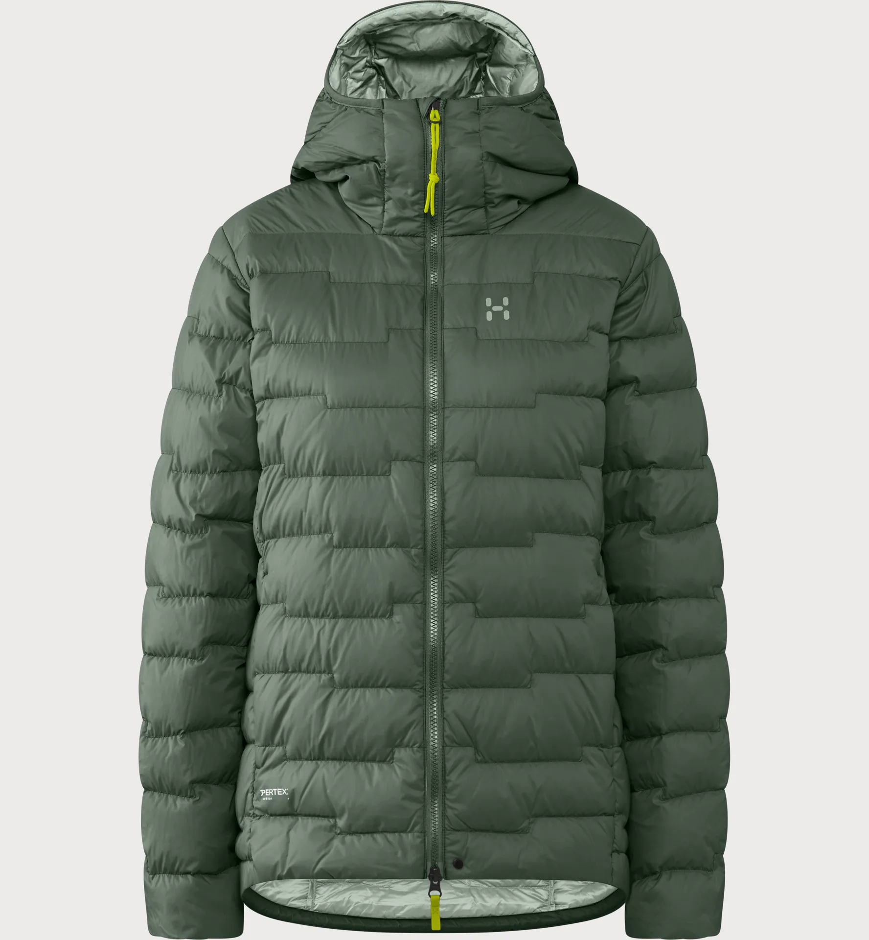 ROC Flash Down Hood Women Chlorophyll Green