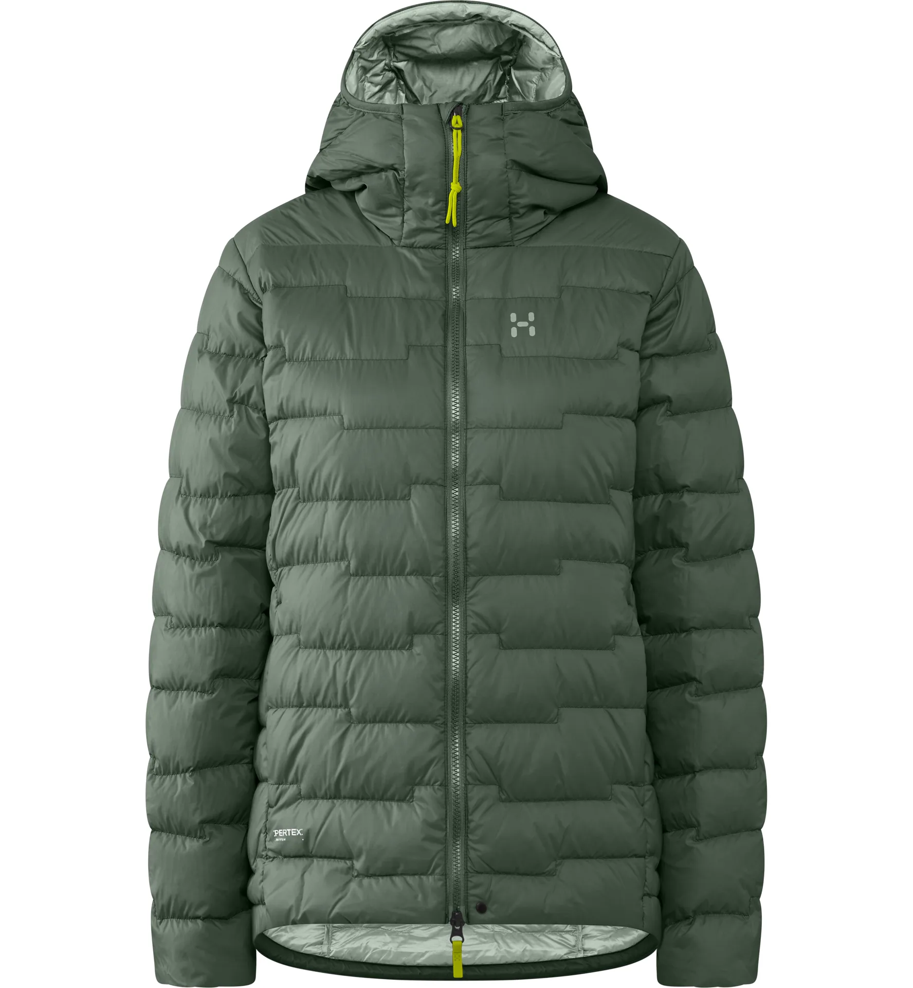 ROC Flash Down Hood Women Chlorophyll Green