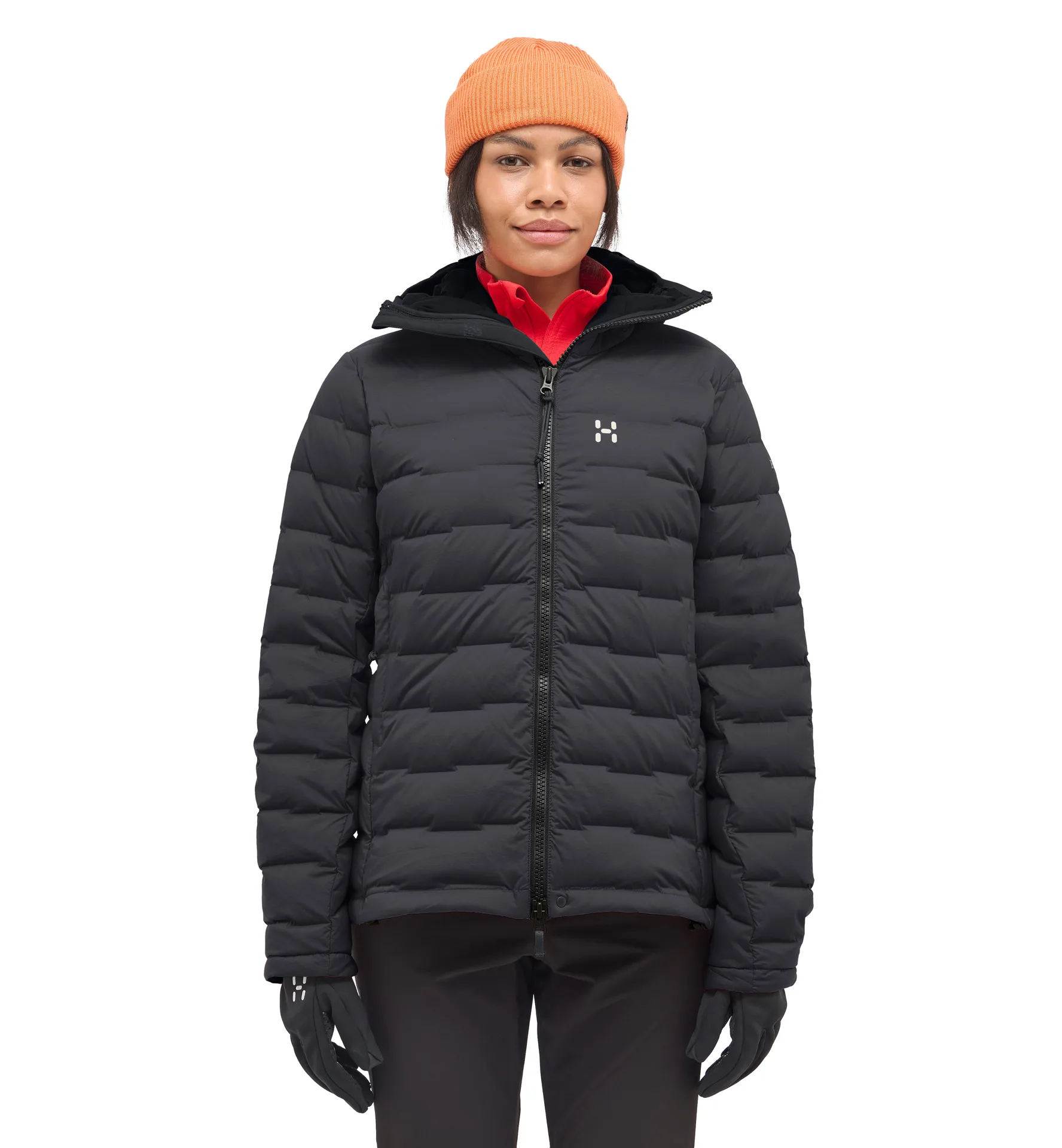 Spitz Down Hood Women True Black