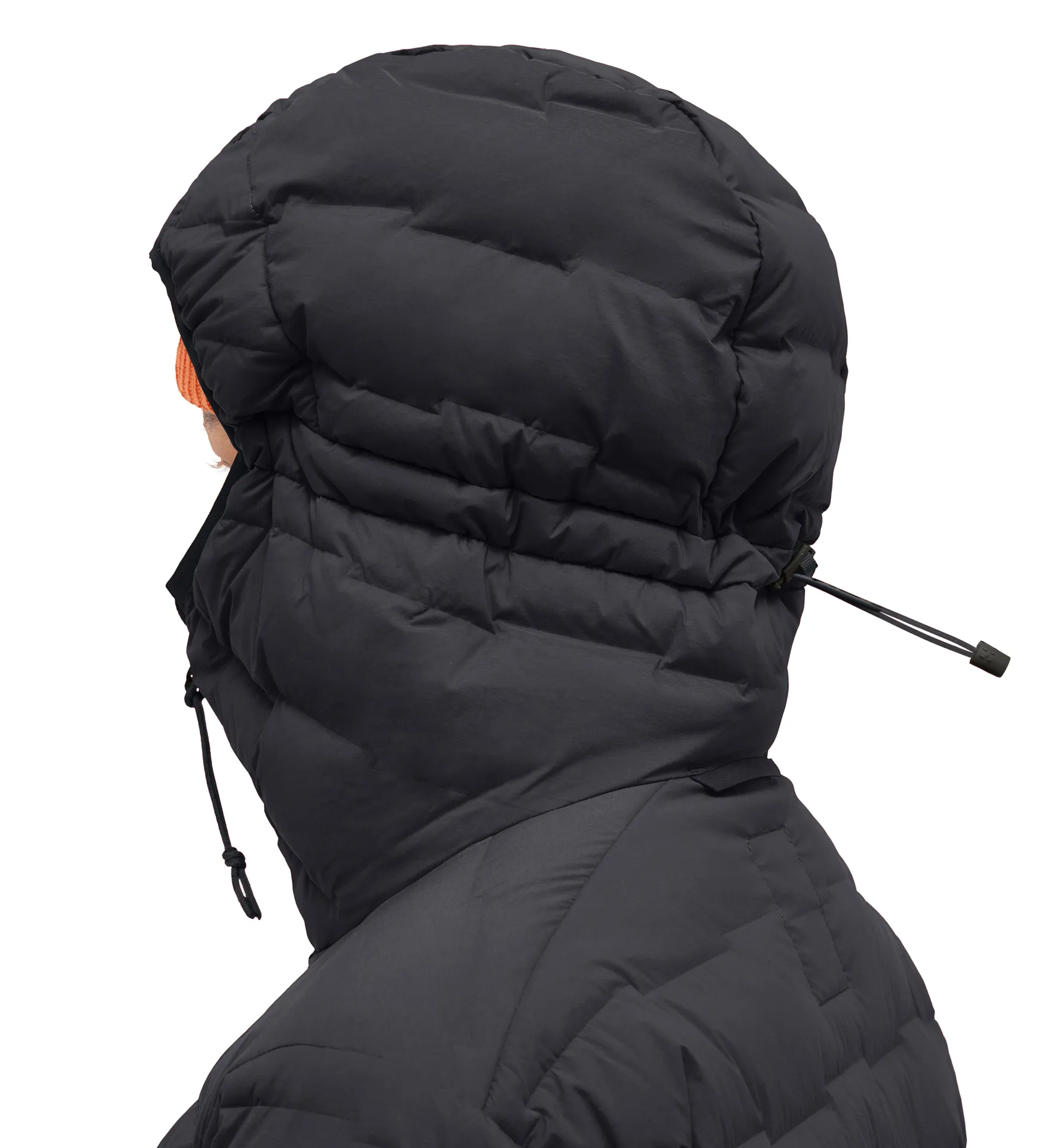 Spitz Down Hood Women True Black