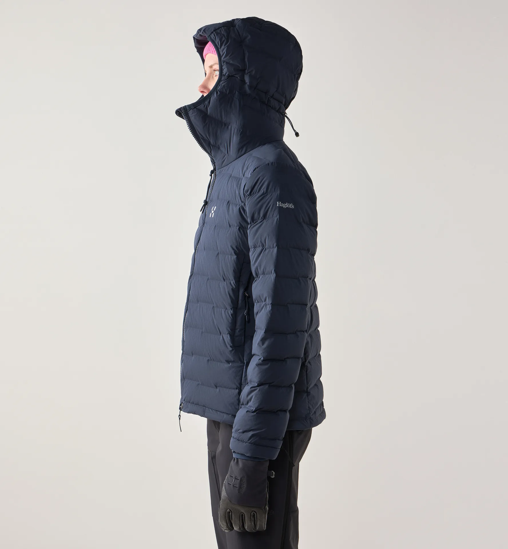 Spitz Down Hood Women Tarn Blue