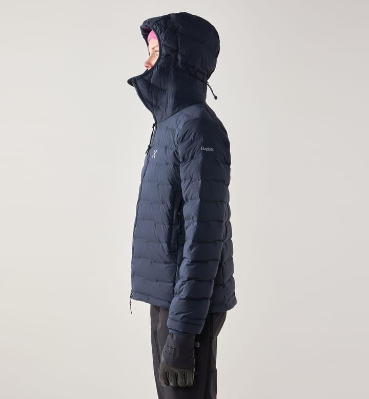 Spitz Down Hood Women Tarn Blue Spitz Down Hood Women Tarn Blue