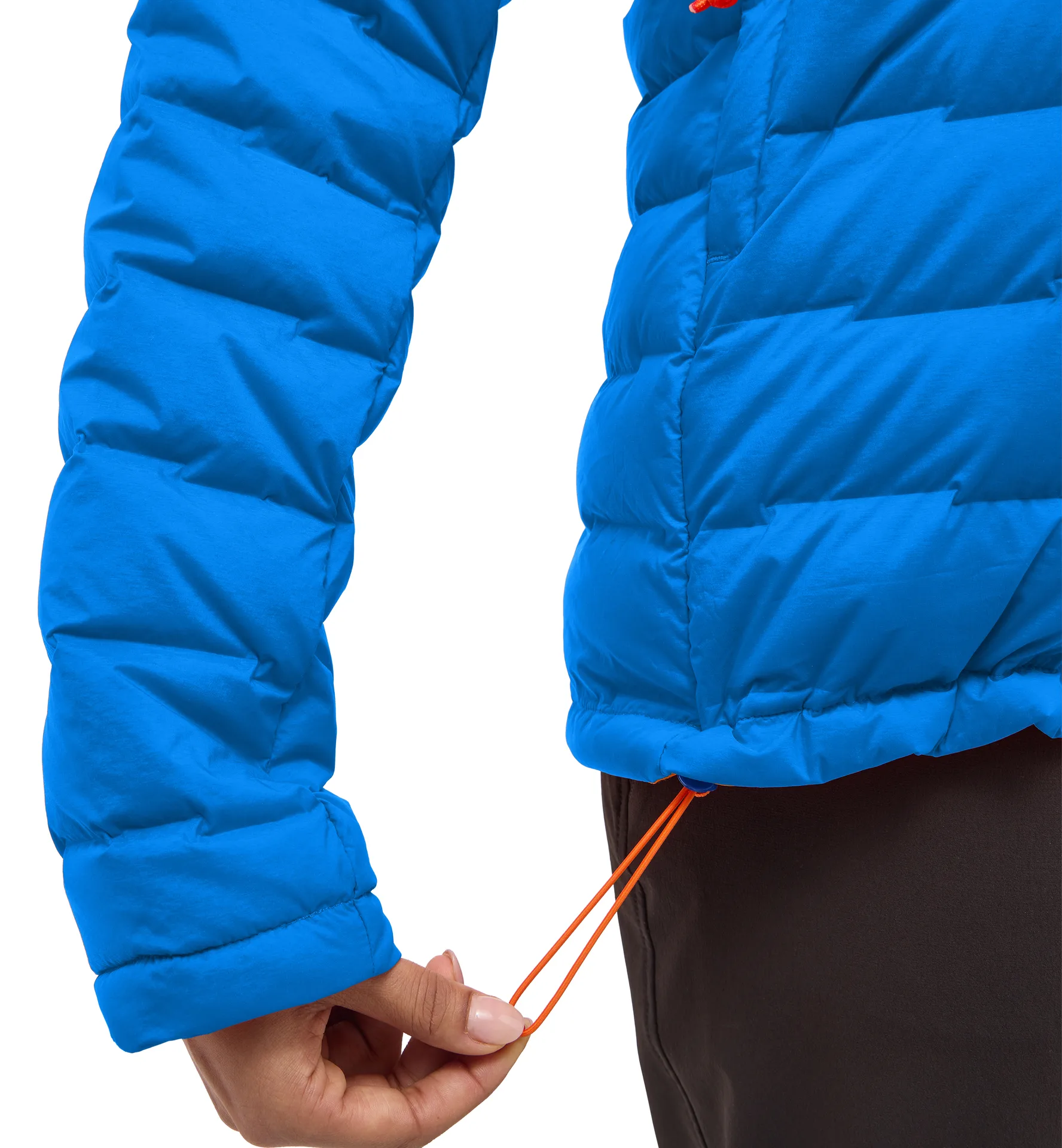 Spitz Down Hood Women Electric Blue