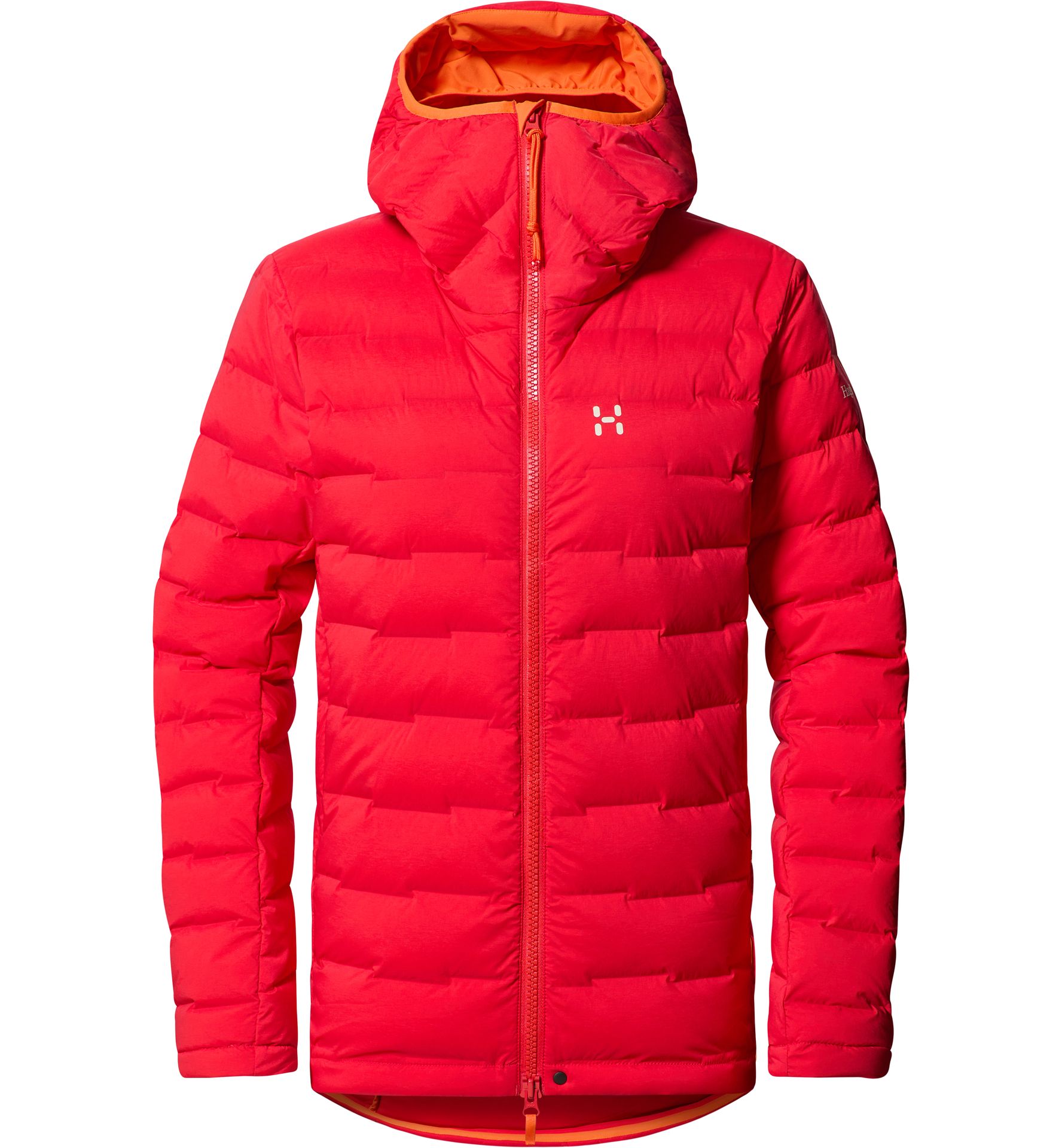 Spitz Down Hood Women Bright Red