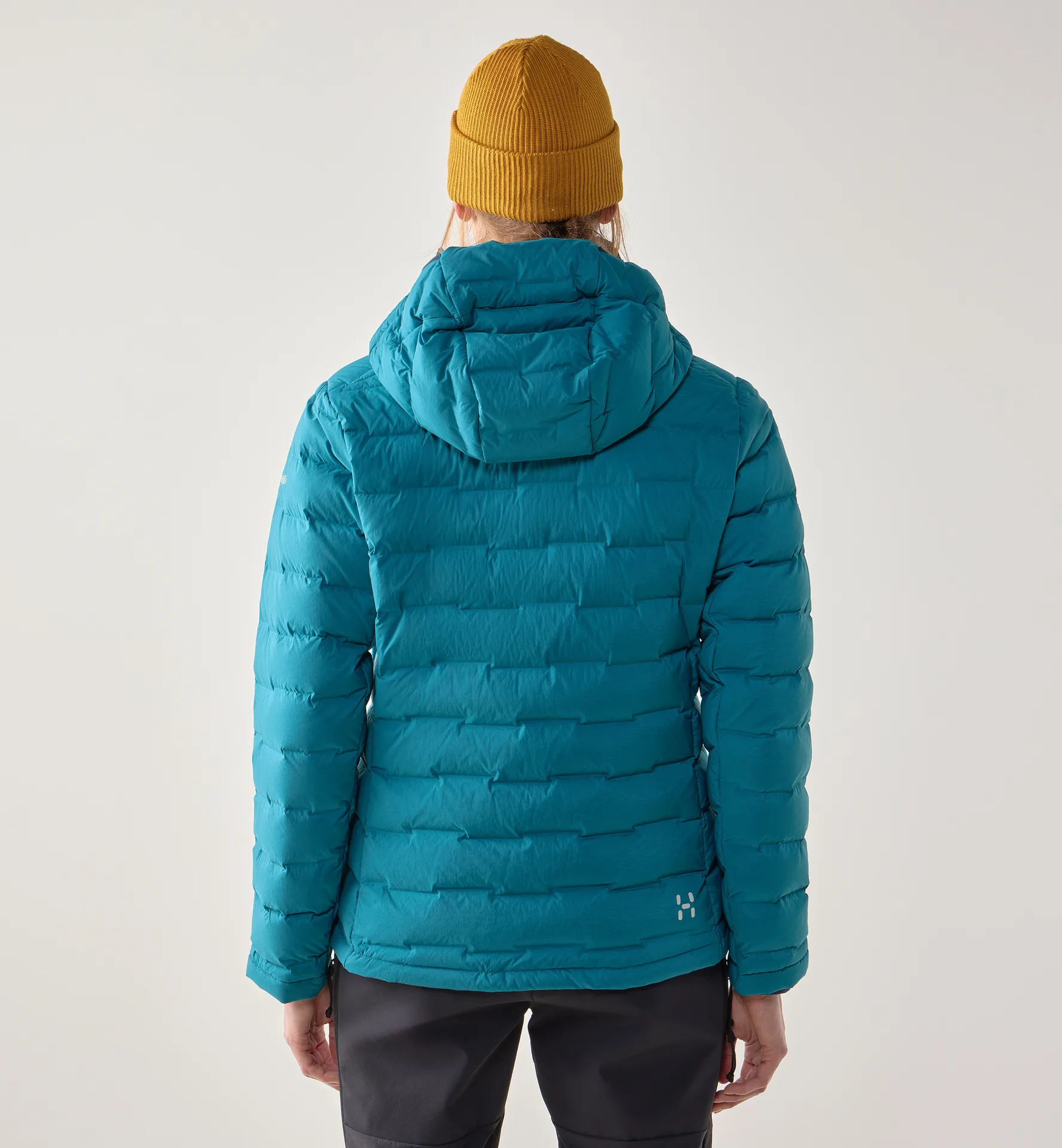 Spitz Down Hood Women Deep Teal