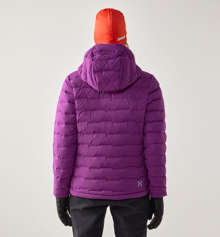 Spitz Down Hood Women Grape Purple Spitz Down Hood Women Grape Purple