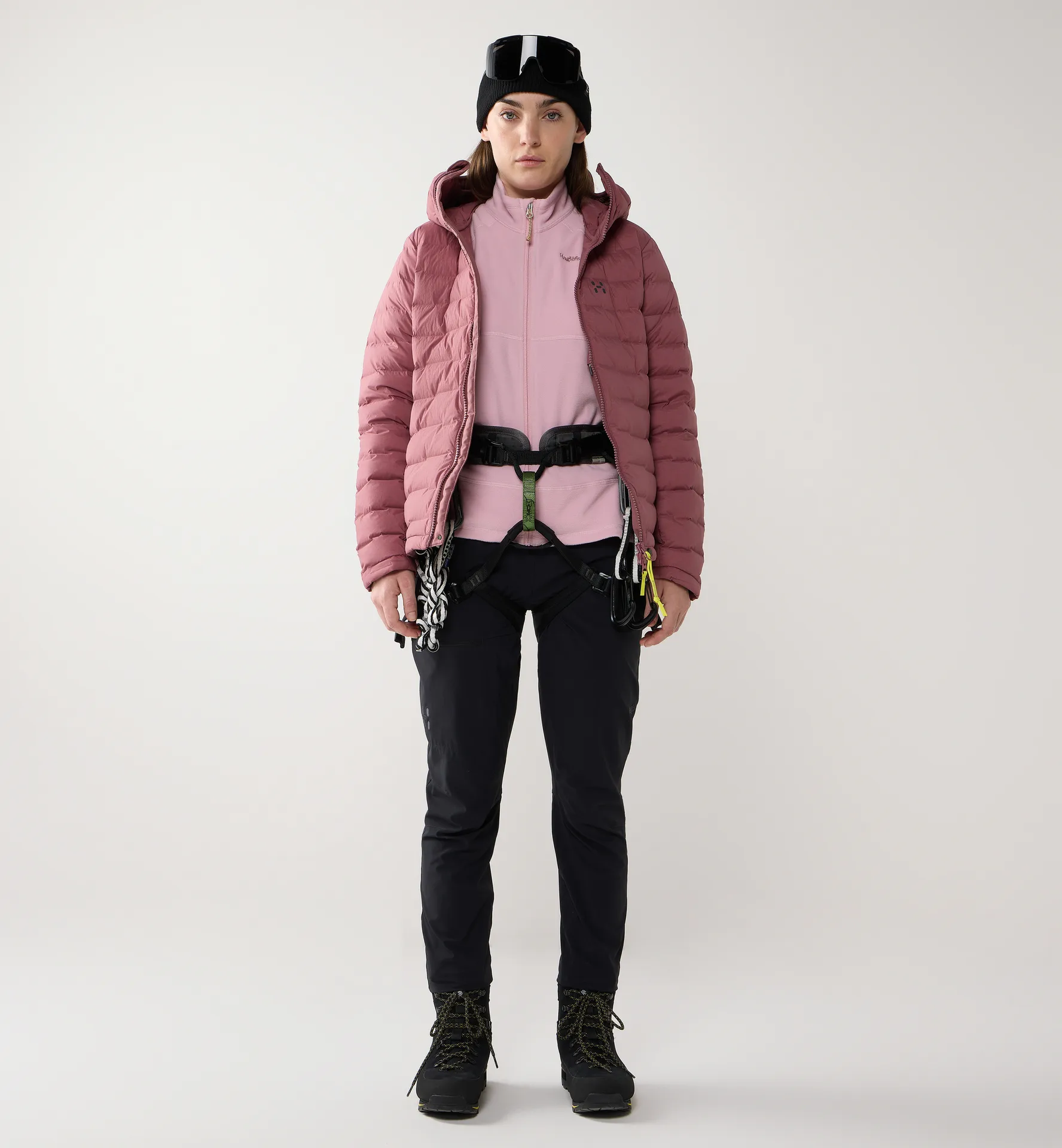 Spitz Down Hood Women Misty Mauve
