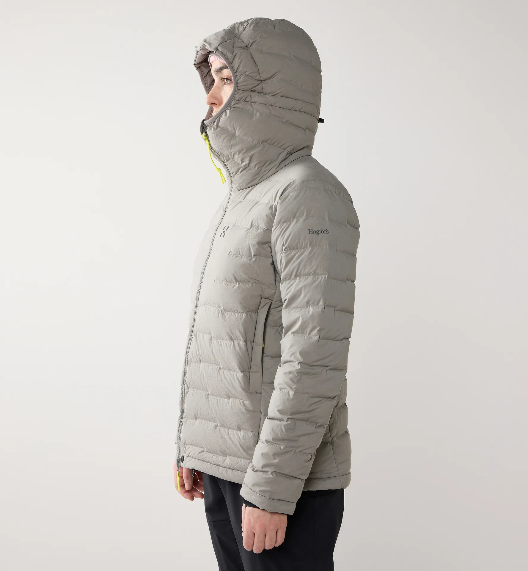 Spitz Down Hood Women Stone Brick