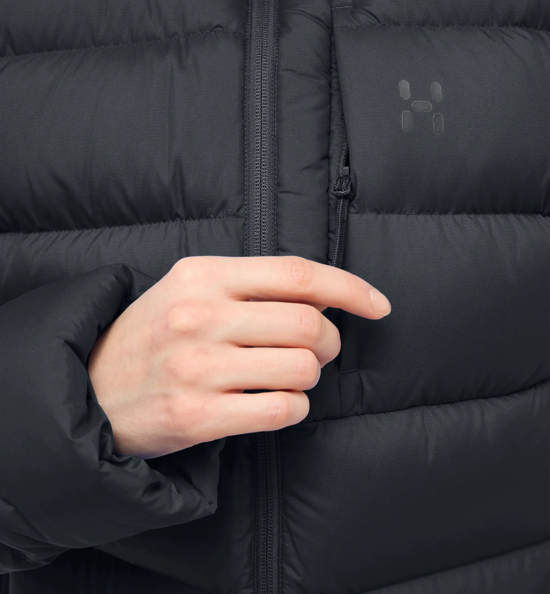 Rosson Down Hood Women True Black