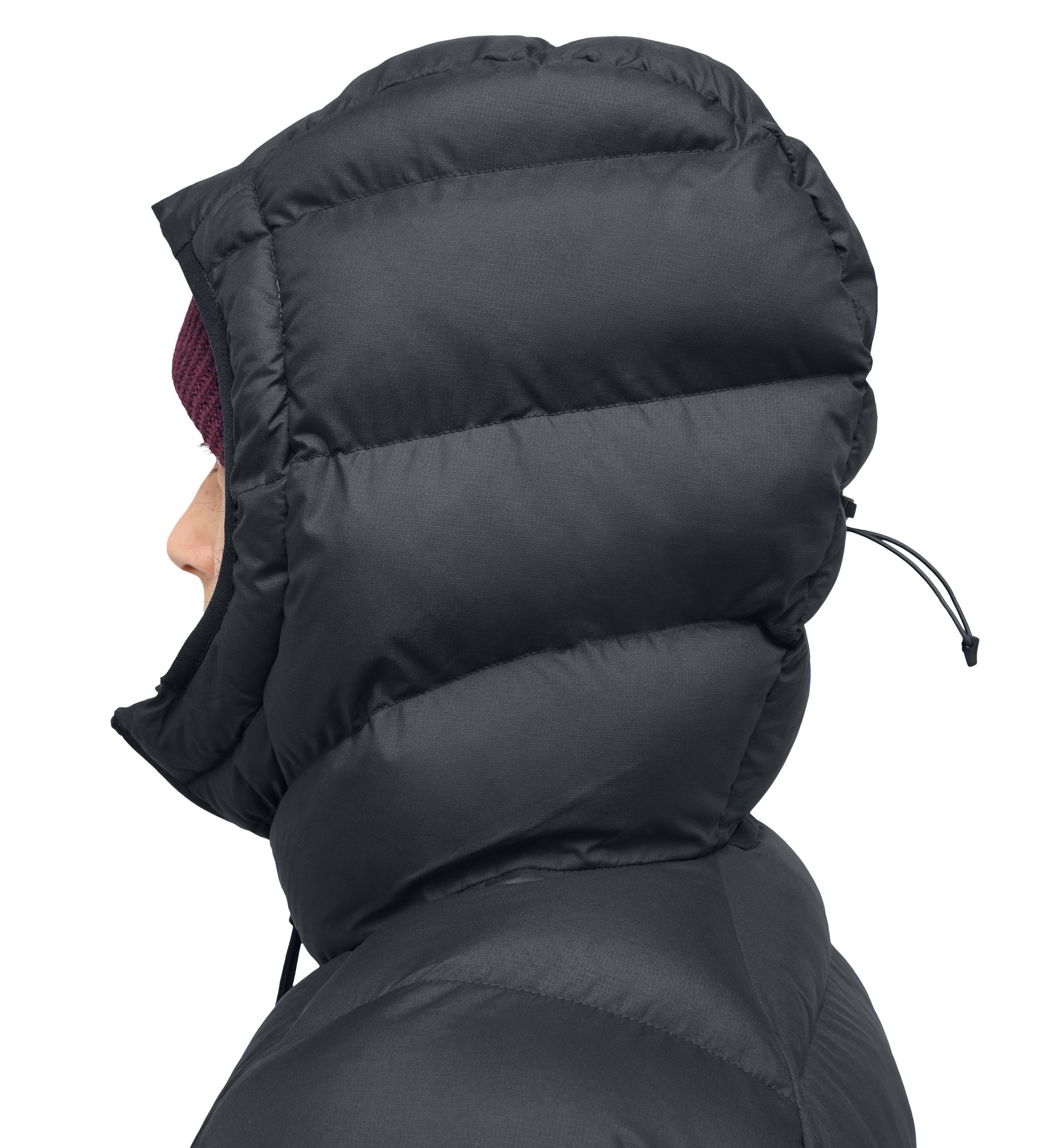 Rosson Down Hood Women True Black