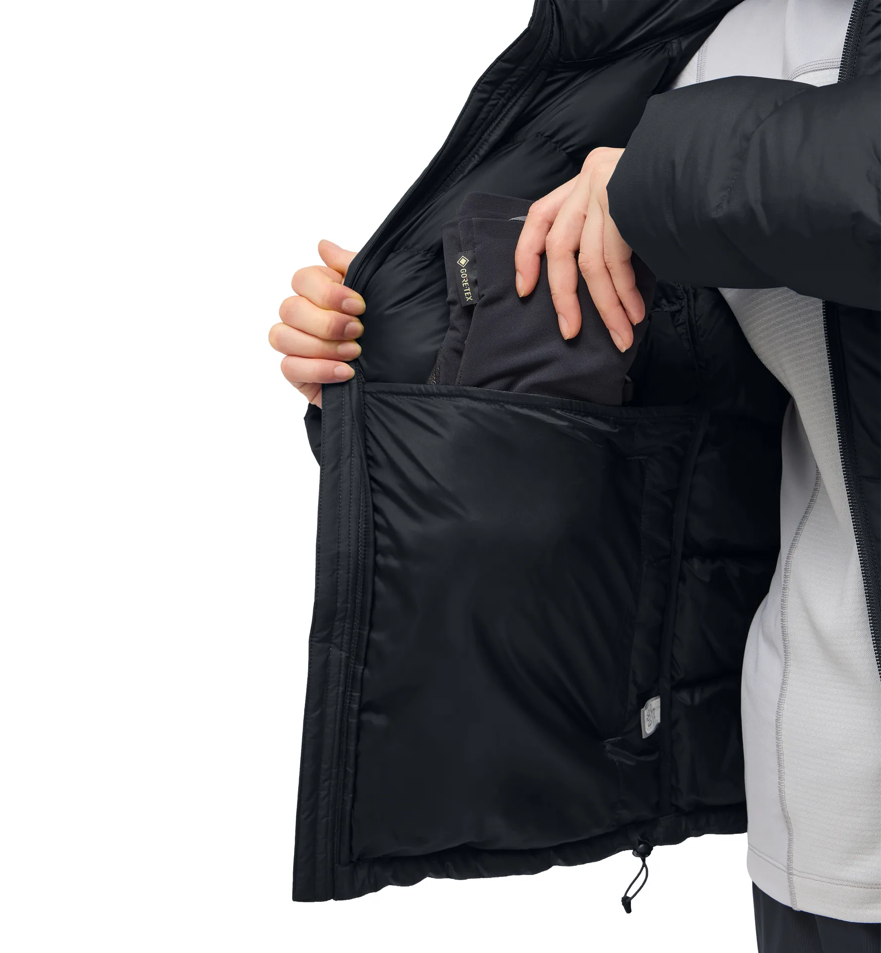 Rosson Down Hood Women True Black