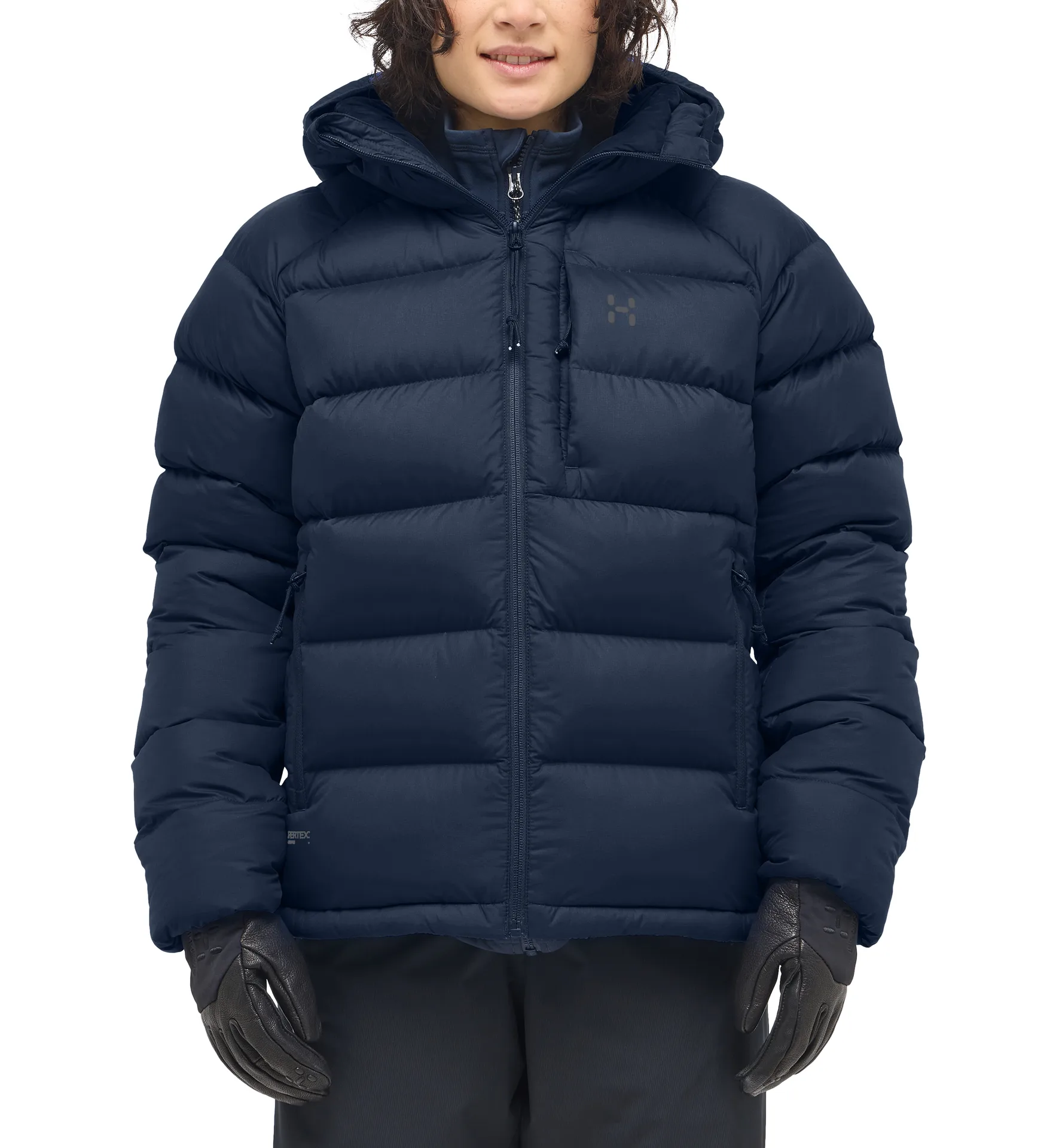 Rosson Down Hood Women Tarn Blue