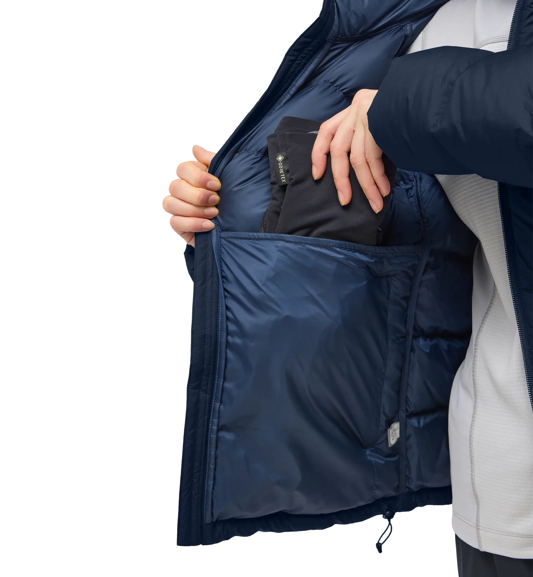 Rosson Down Hood Women Tarn Blue