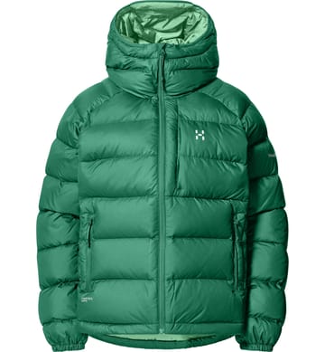 Rosson Down Hood Women Dk Jelly Green