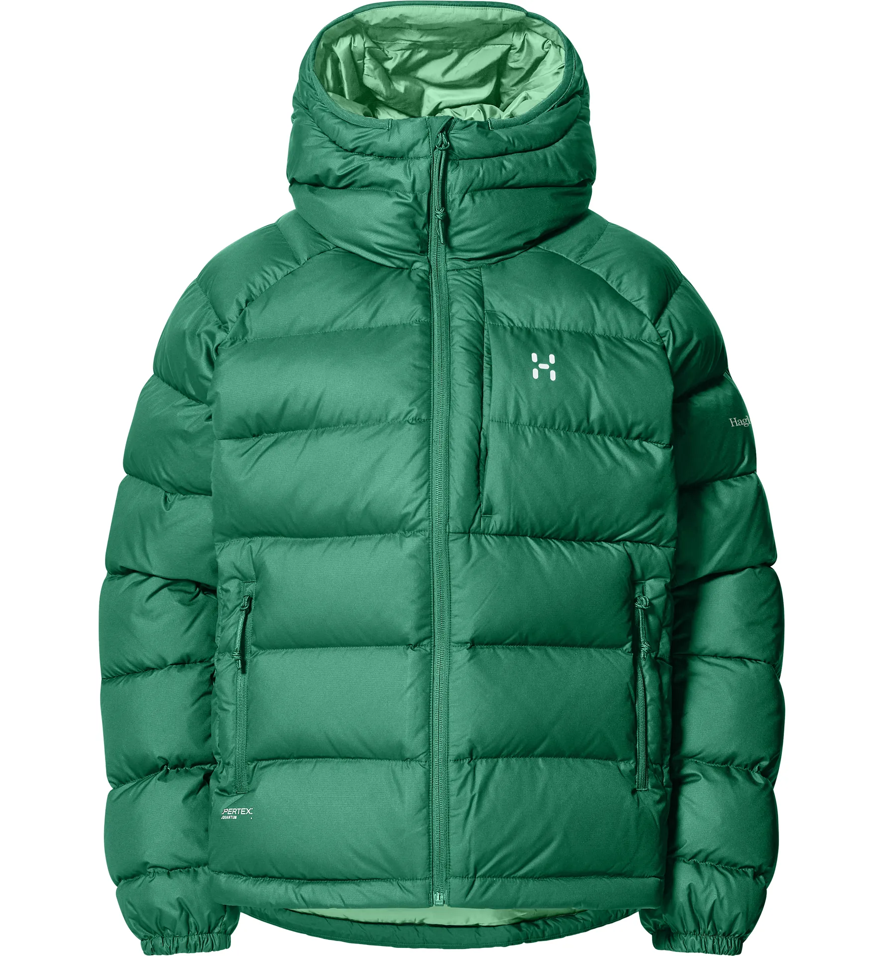 Rosson Down Hood Women Dk Jelly Green