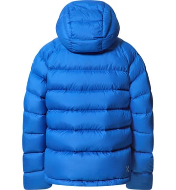 Rosson Down Hood Women Electric Blue