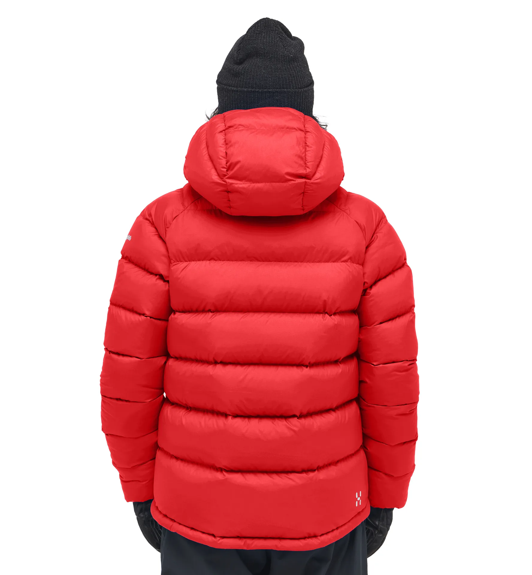 Rosson Down Hood Women Bright Red