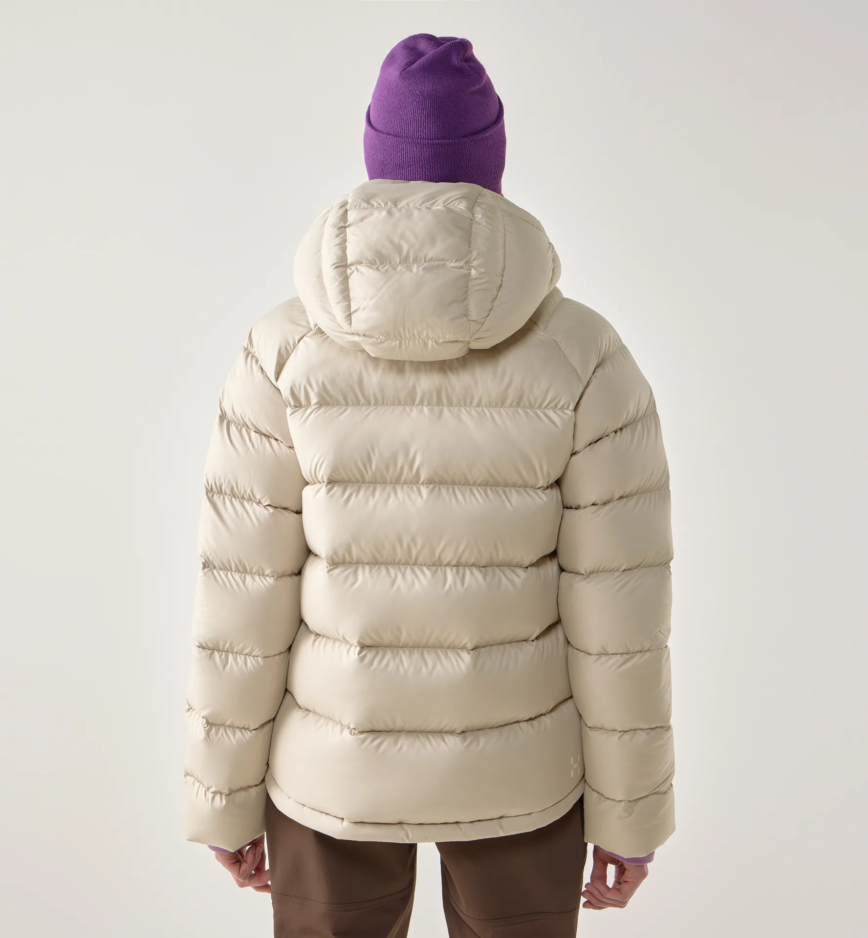 Rosson Down Hood Women Chalk Beige