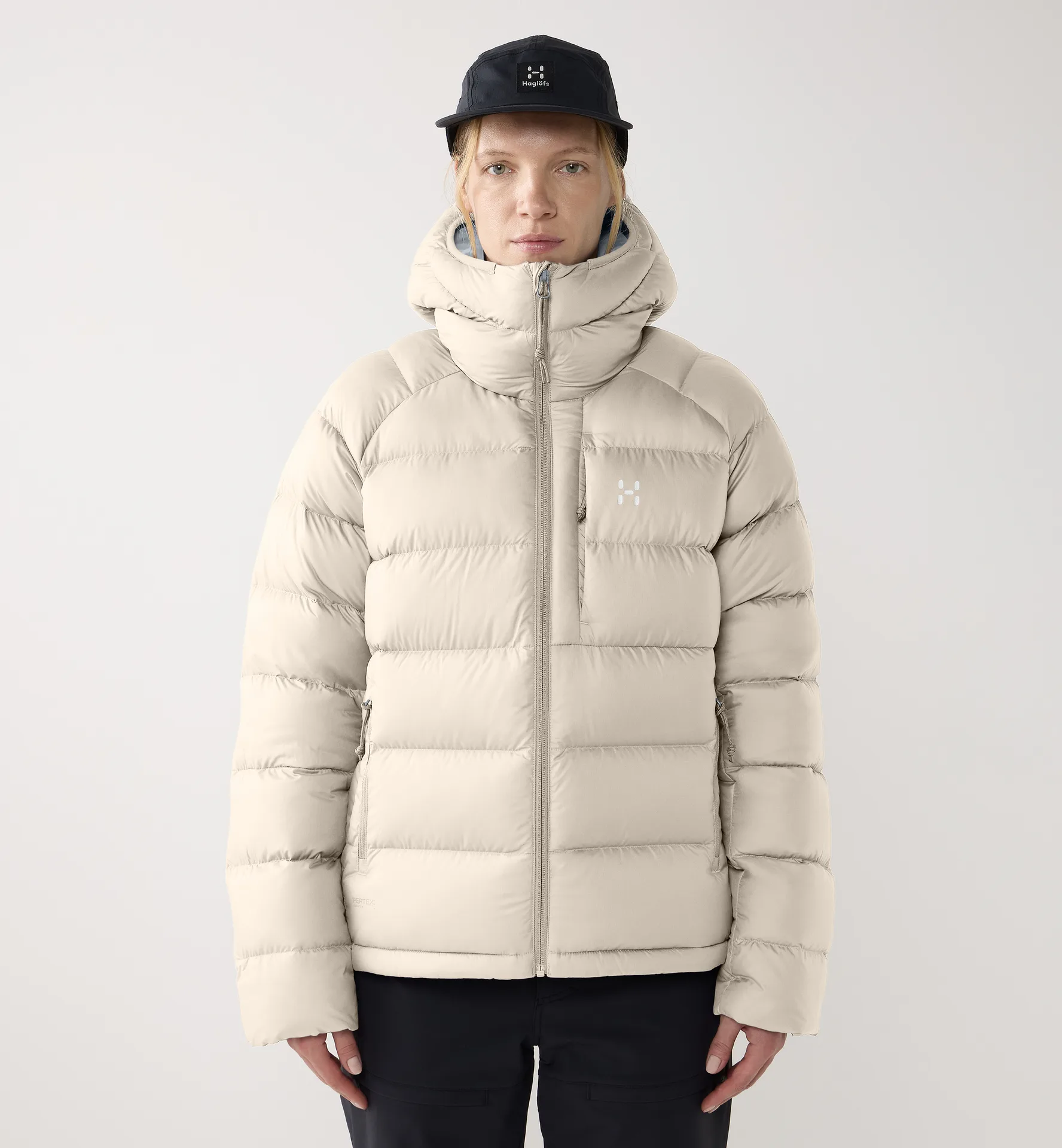 Haglöfs Rosson Down Hood Women Chalk Beige - Damen - XS