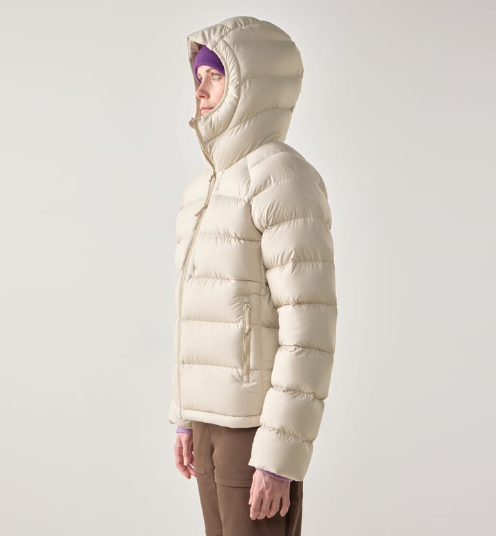 Rosson Down Hood Women Chalk Beige Rosson Down Hood Women Chalk Beige