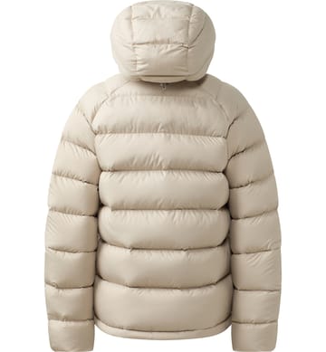 Rosson Down Hood Women Chalk Beige