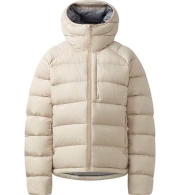 Rosson Down Hood Women Chalk Beige