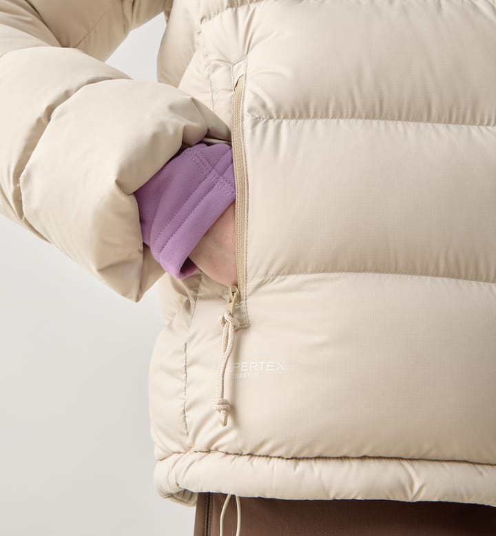 Rosson Down Hood Women Chalk Beige Rosson Down Hood Women Chalk Beige