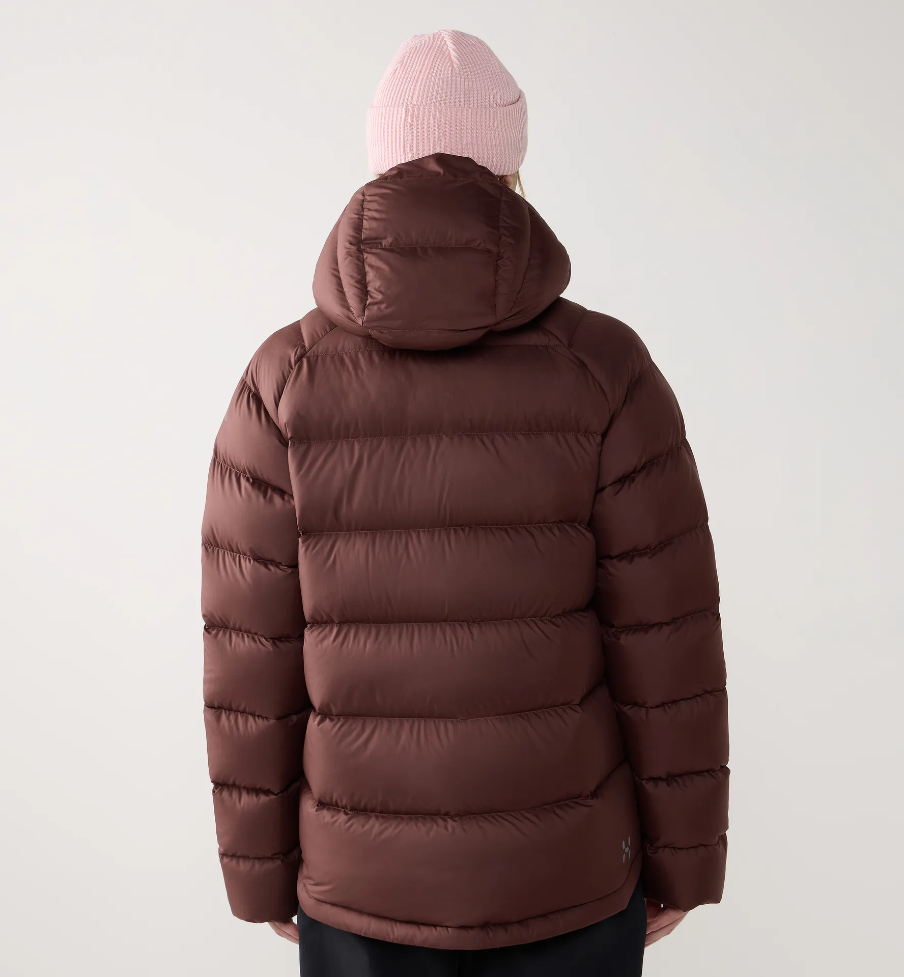 Rosson Down Hood Women Maroon Trail