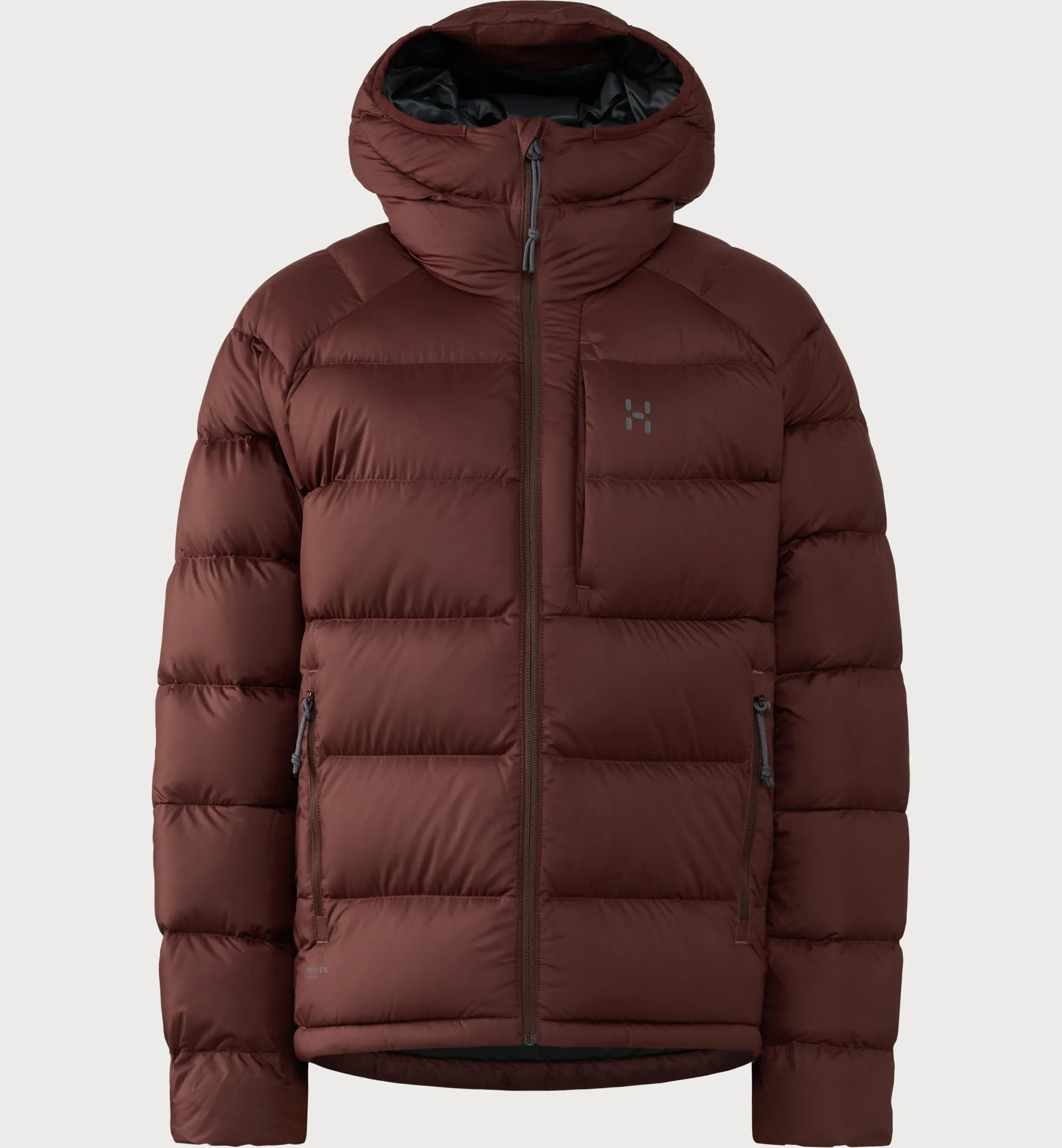 Rosson Down Hood Women Maroon Trail