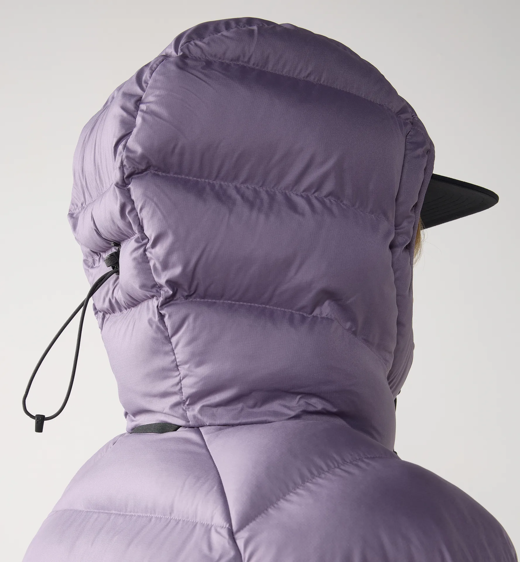 Rosson Down Hood Women Purple Fog