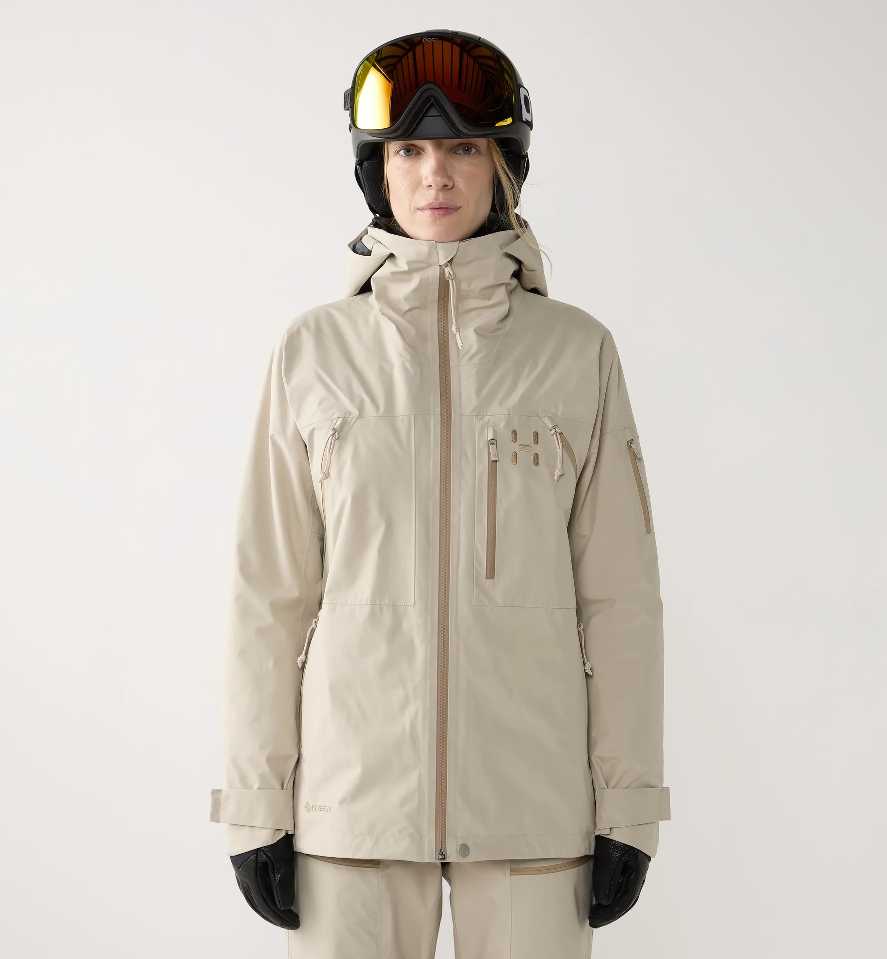 Latnja GTX Insulated Jacket Women Chalk Beige