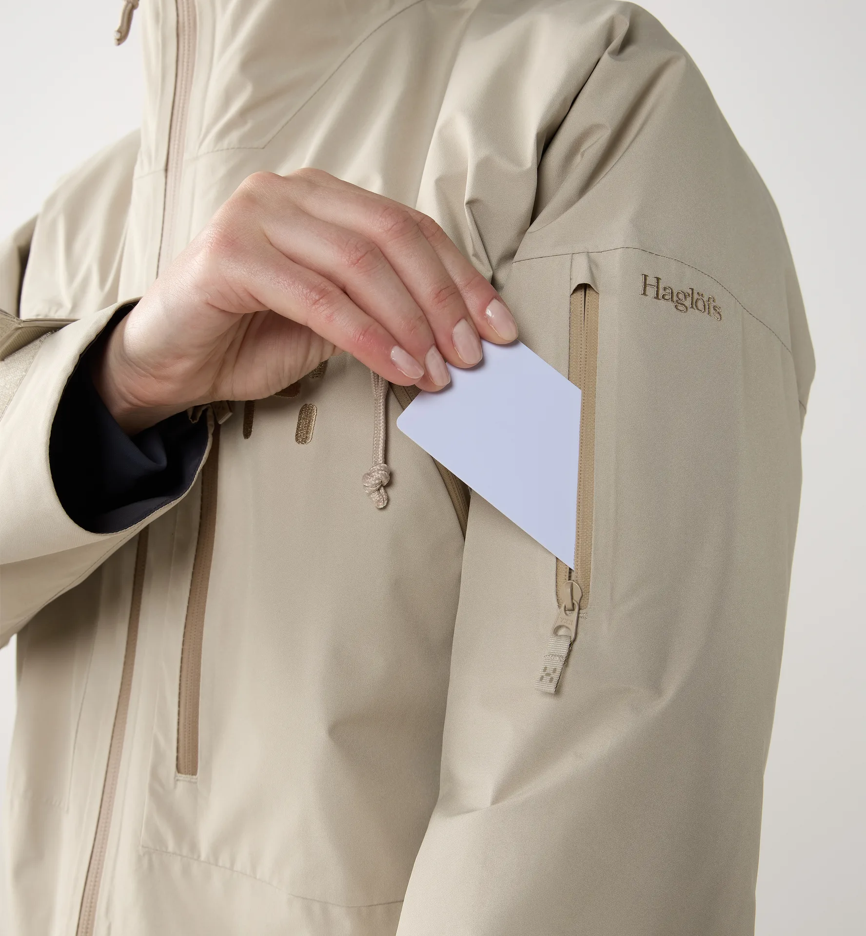 Latnja GTX Insulated Jacket Women Chalk Beige