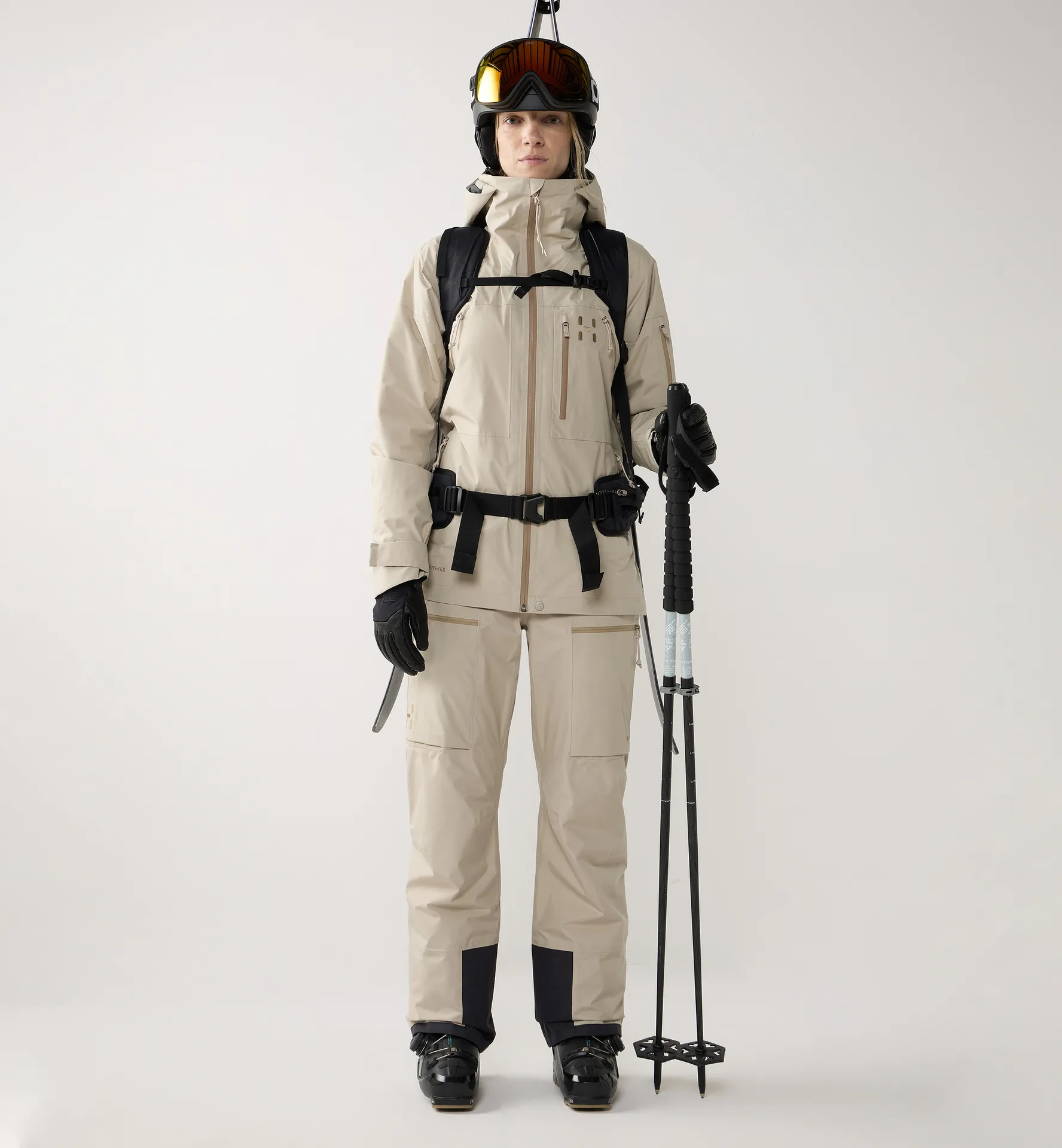 Latnja GTX Insulated Pant Women Chalk Beige