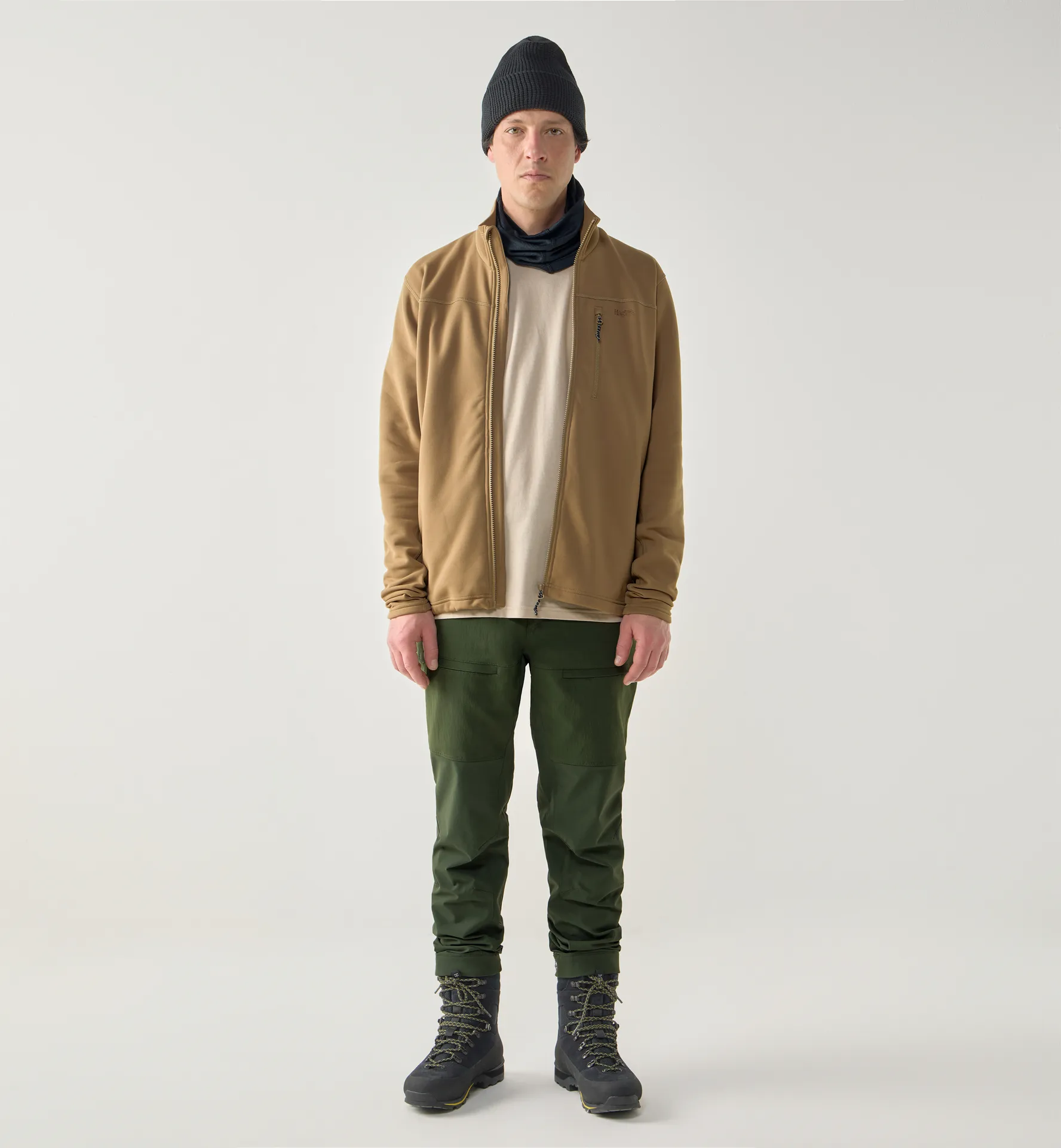 Rosson Mid Jacket Men Oak Brown