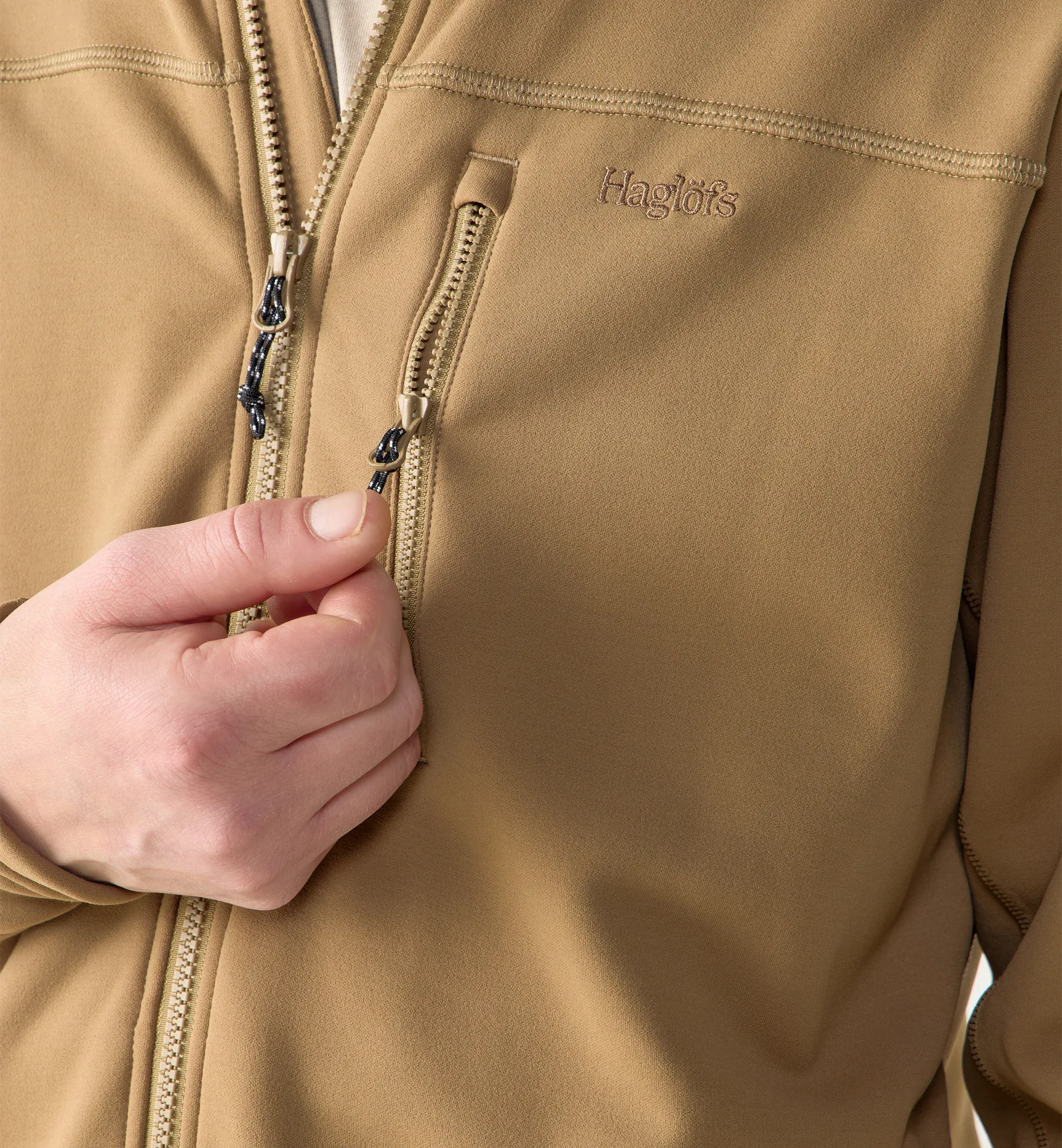 Rosson Mid Jacket Men Oak Brown