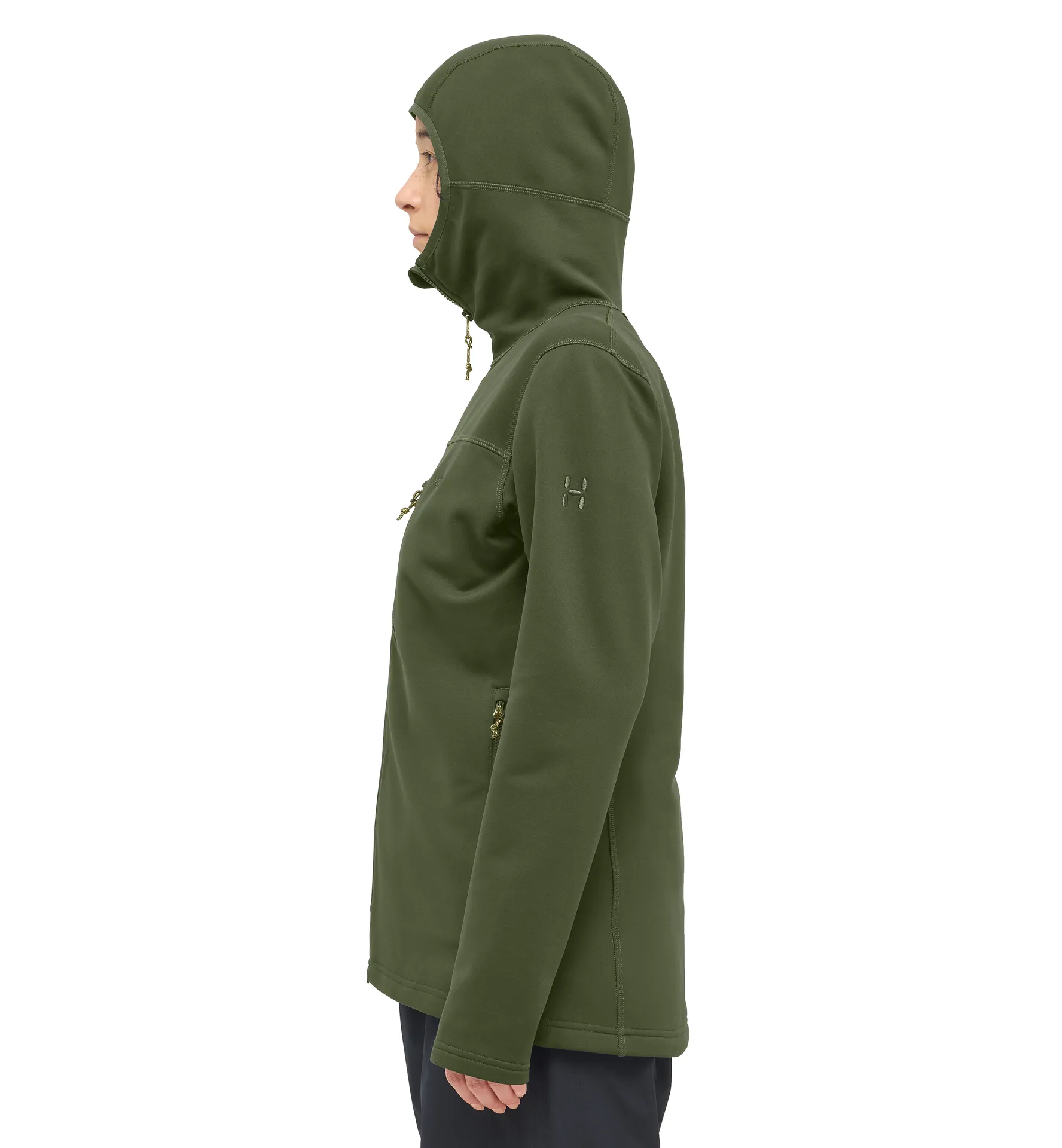 Rosson Mid Hood Women Seaweed Green