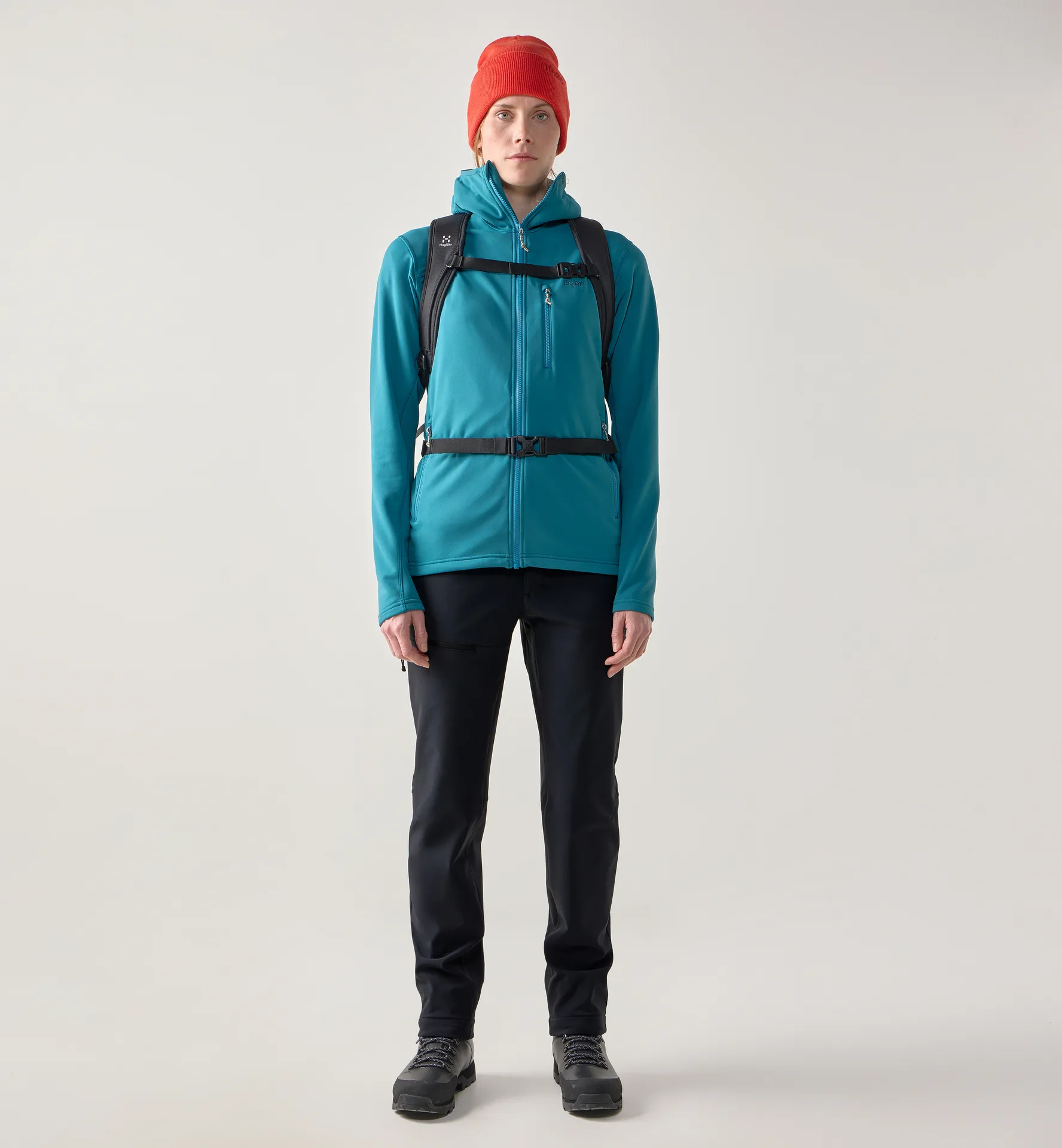 Rosson Mid Hood Women Mountain Teal