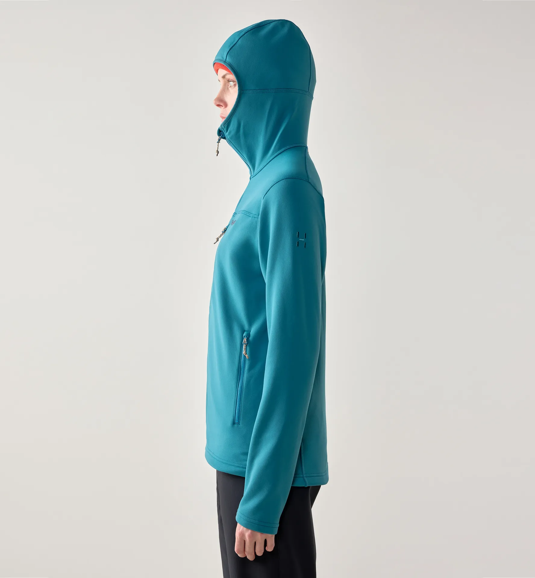 Rosson Mid Hood Women Mountain Teal