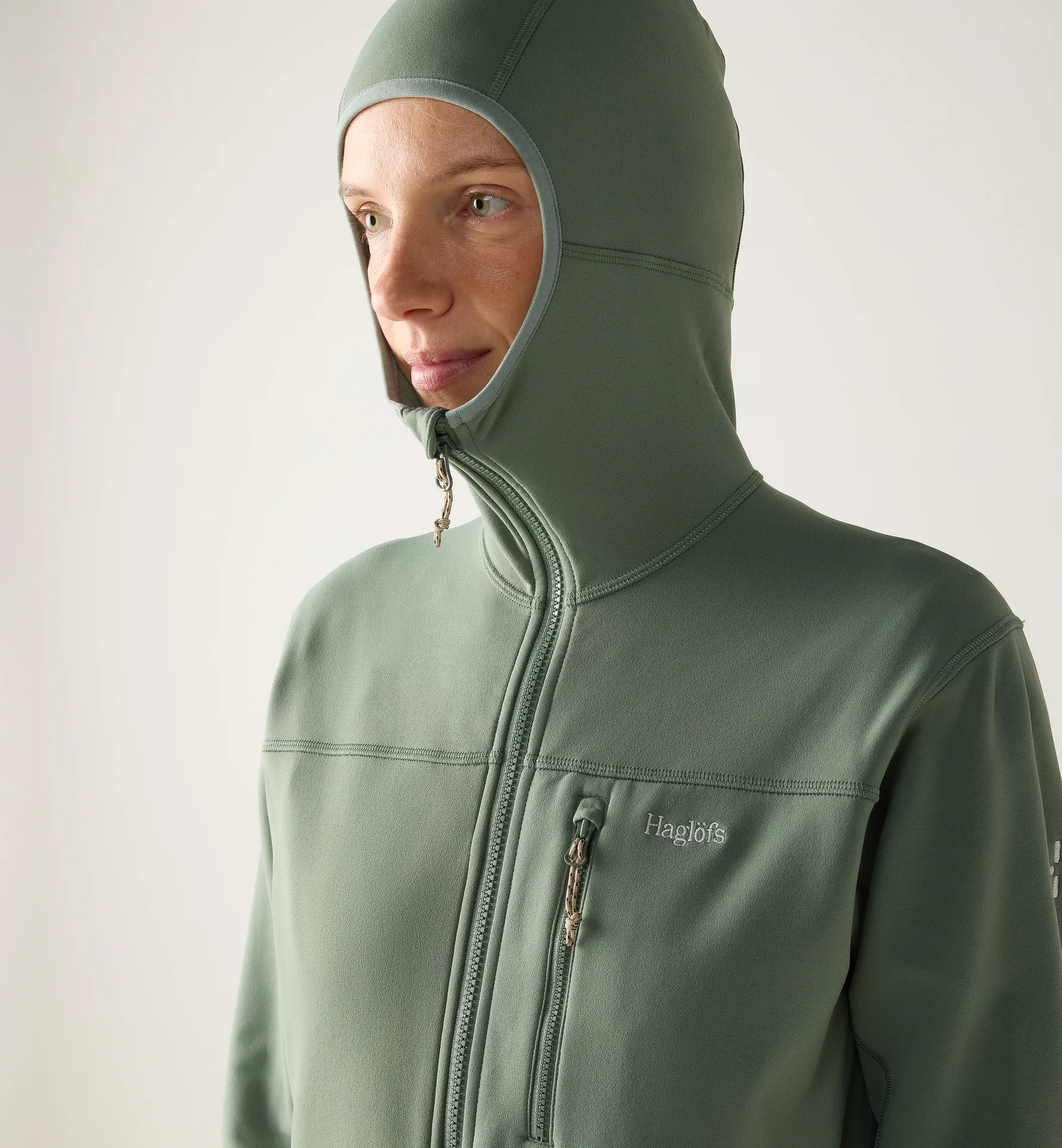 Rosson Mid Hood Women Chlorophyll Green